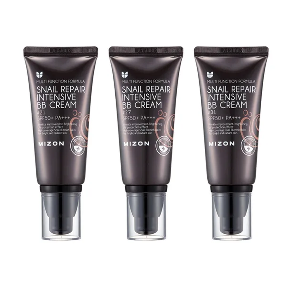 MIZON Snail Repair Intensive BB Cream  SPF50+ PA+++ 50ml  - 4 Colors - DODOSKIN