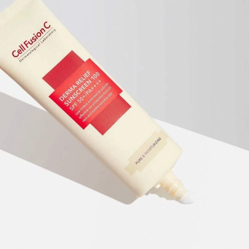Cell Fusion C Derma Relief Sunscreen 100 SPF50+ PA++++ 50ml - DODOSKIN