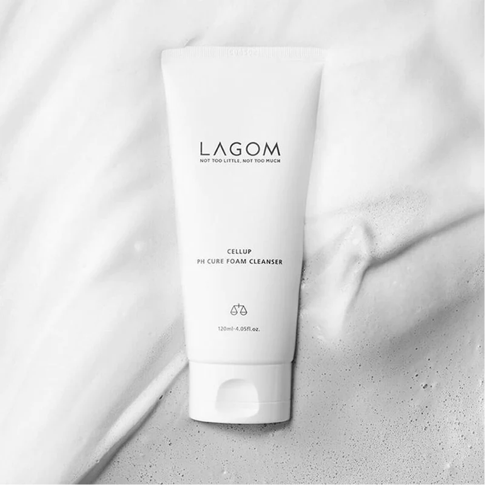 LAGOM Cellup pH Cure Foam Cleanser 120ml - DODOSKIN