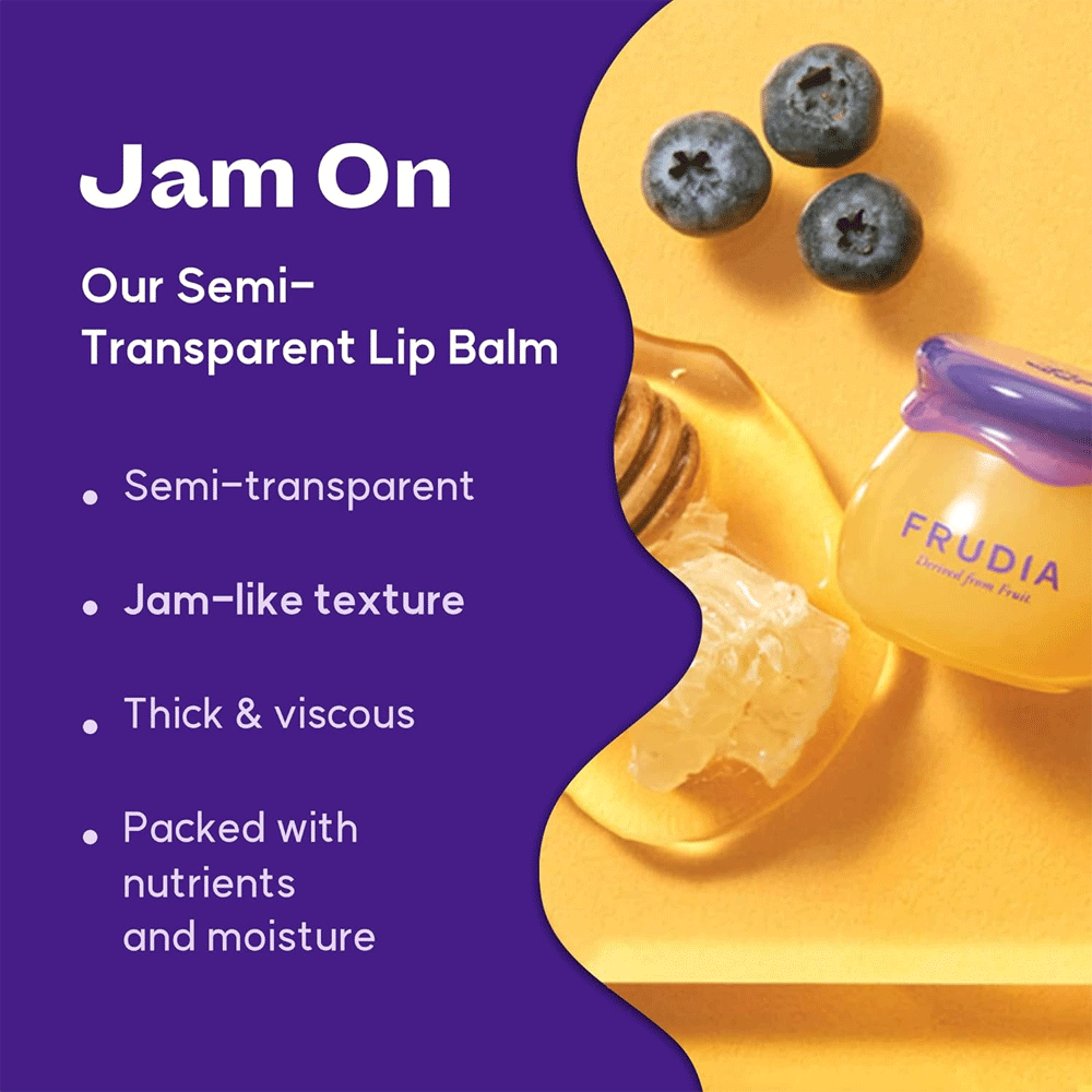 FRUDIA Blueberry Hydrating Honey Lip Balm 10g - DODOSKIN