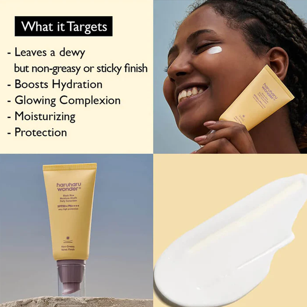 Haruharu Wonder Black Rice Moisture Airyfit Daily Sunscreen Duo SPF 50+ PA++++ - DODOSKIN