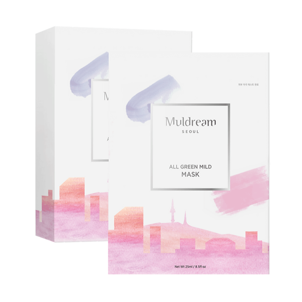 (NEWA) Muldream All Green Mild Mask 27ml *10 pcs - DODOSKIN