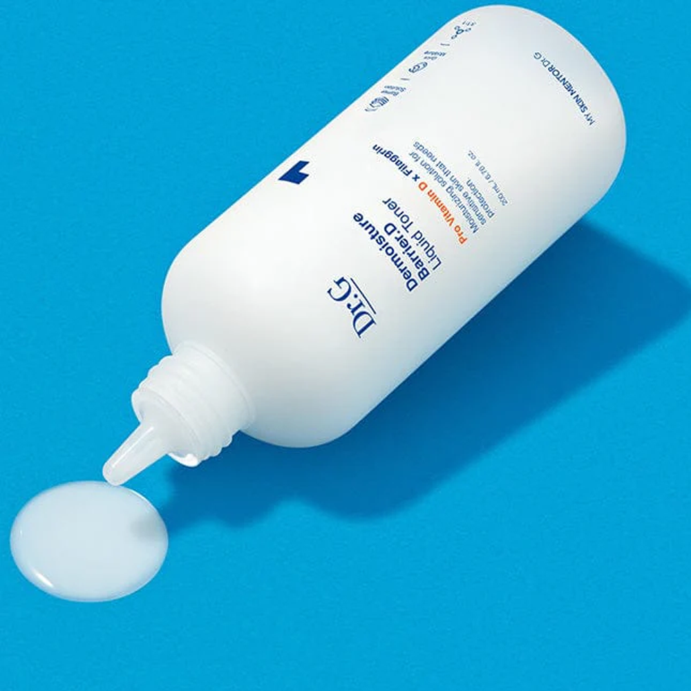 Dr.G Dermoisture Barrier.D Liquid Toner  - Contains multiple moisturizing agents for the extreme dry skin. 