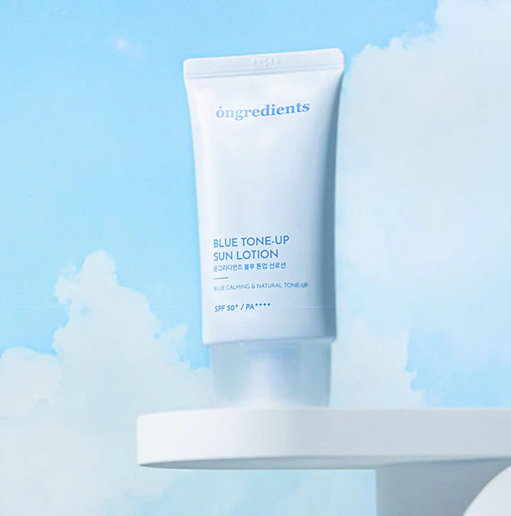 Ongredients Blue Tone-up Sun Lotion SPF50+ PA++++ 50ml - DODOSKIN