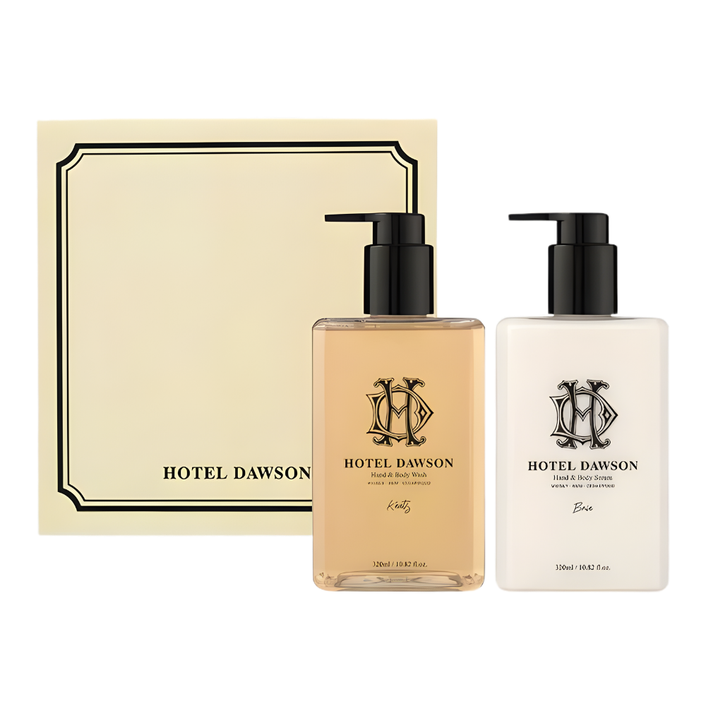 [2026 Lunar New Year Gift Set] HOTEL DAWSON Body Wash & Body Lotion 2-Item Gift Set (Includes Gift Box, Shopping Bag, and Wrapping Kit) - Pick 1 out of 3 Scents