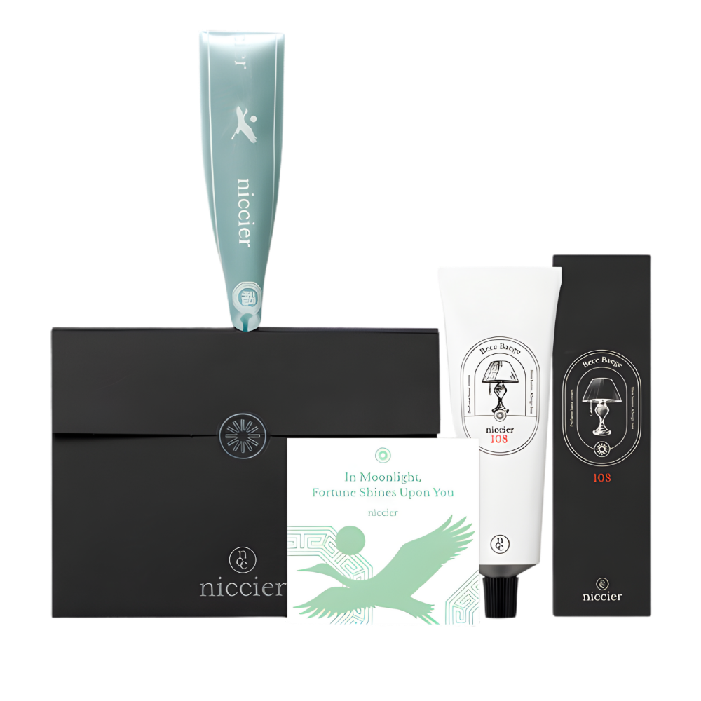 [2026 Lunar New Year Gift Set] niccier [Limited Edition] Heritage Edition Perfume Balm Hand Cream (50ml) - Pick 1 out of 3 (+Shopping Bag)