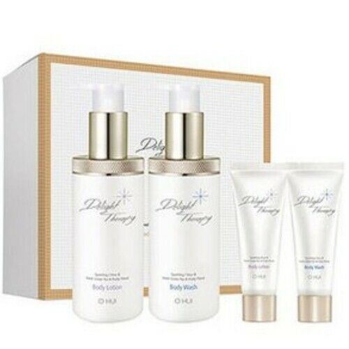 O HUI Delight Therapy Body Set moist type body lotion and body wash 300ml*2ea - Dodoskin