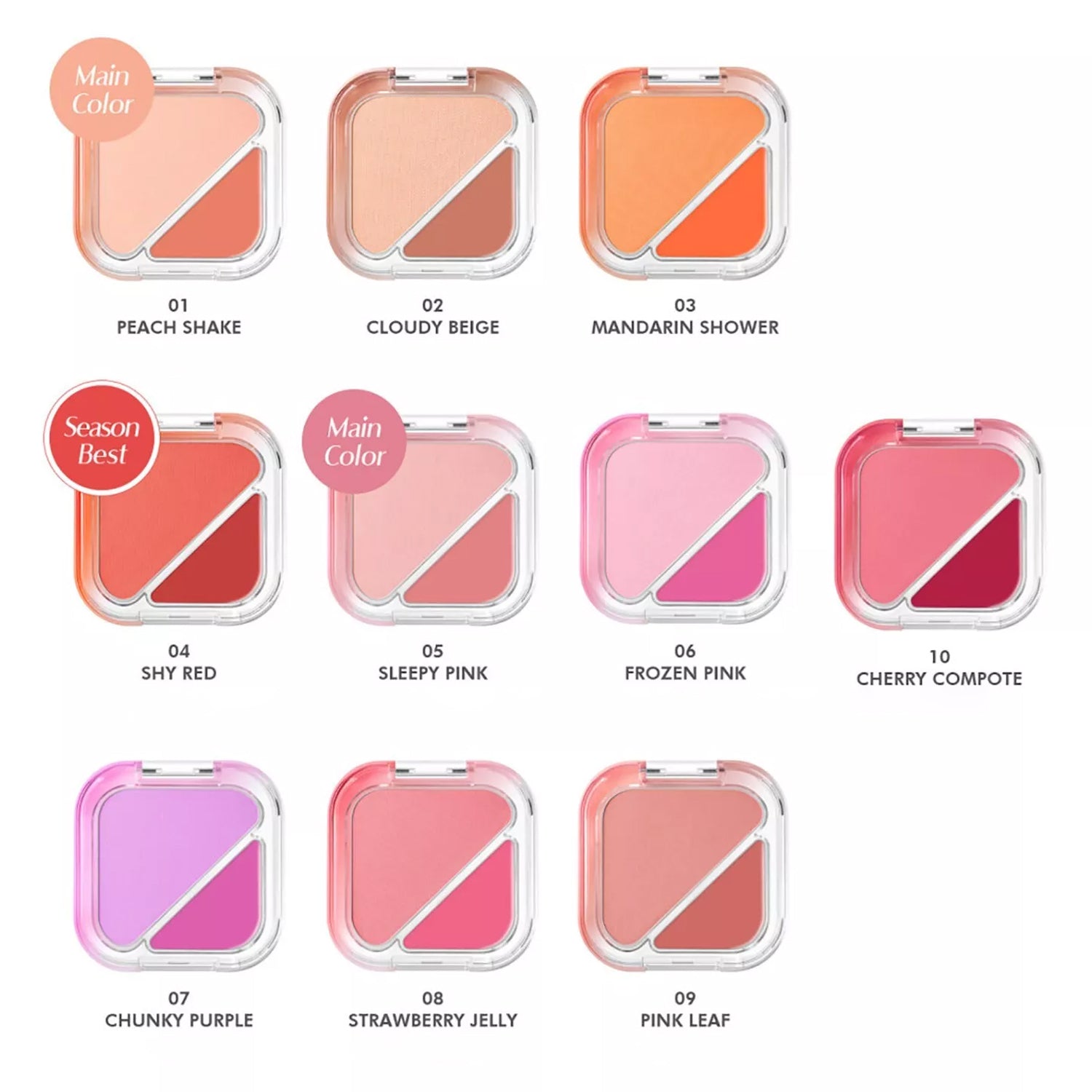 Luna Glow Layer Blur Cheek 8.5g 14 Colors