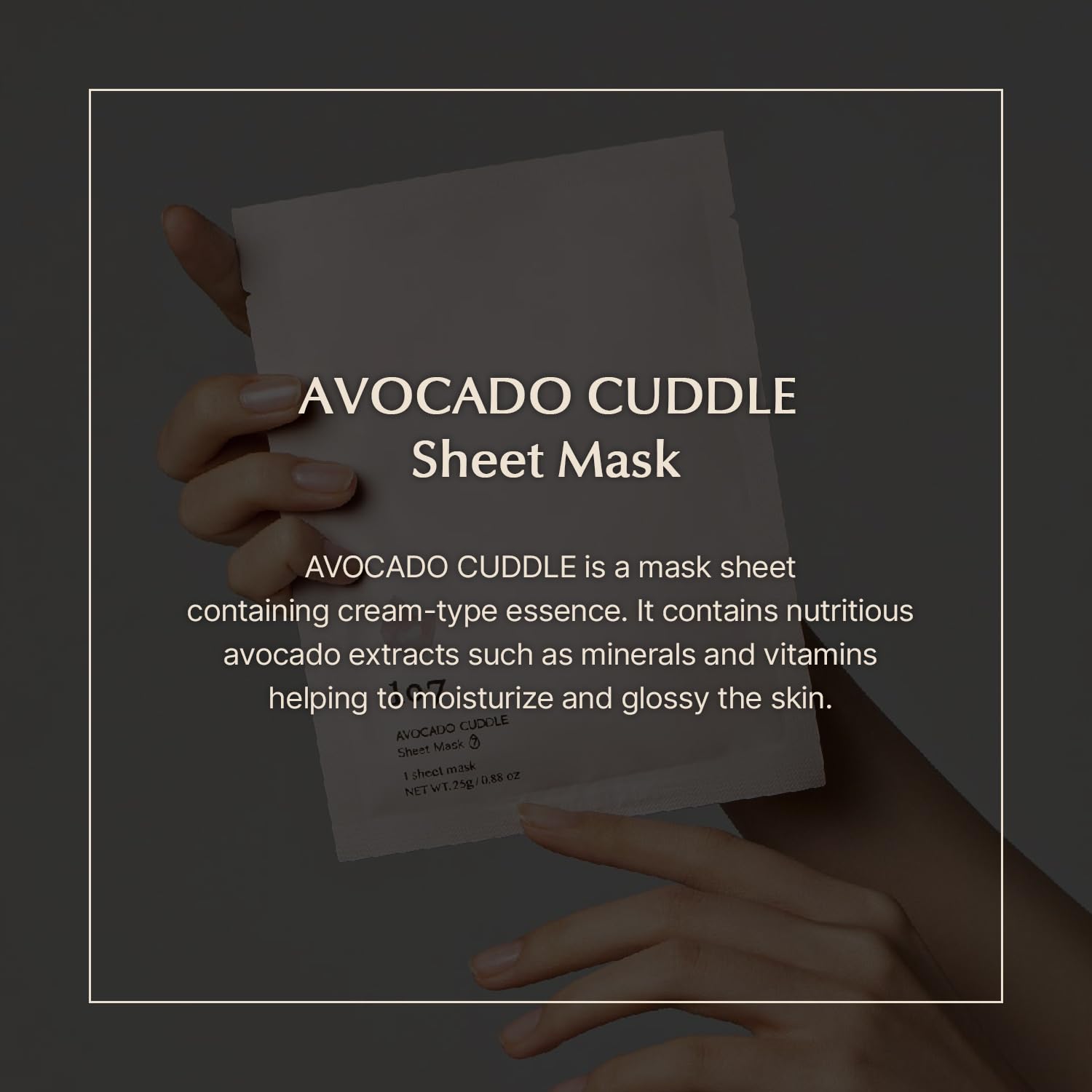 ONEOSEVEN Avocado Cuddle Sheet Mask 25g * 5ea - DODOSKIN