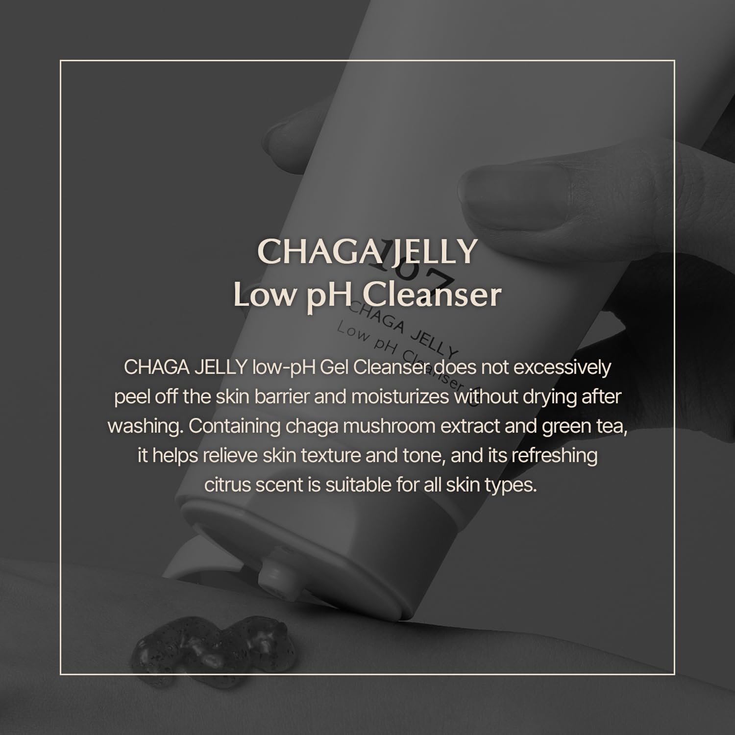 ONEOSEVEN Chaga Jelly Low pH Cleanser 120ml - DODOSKIN
