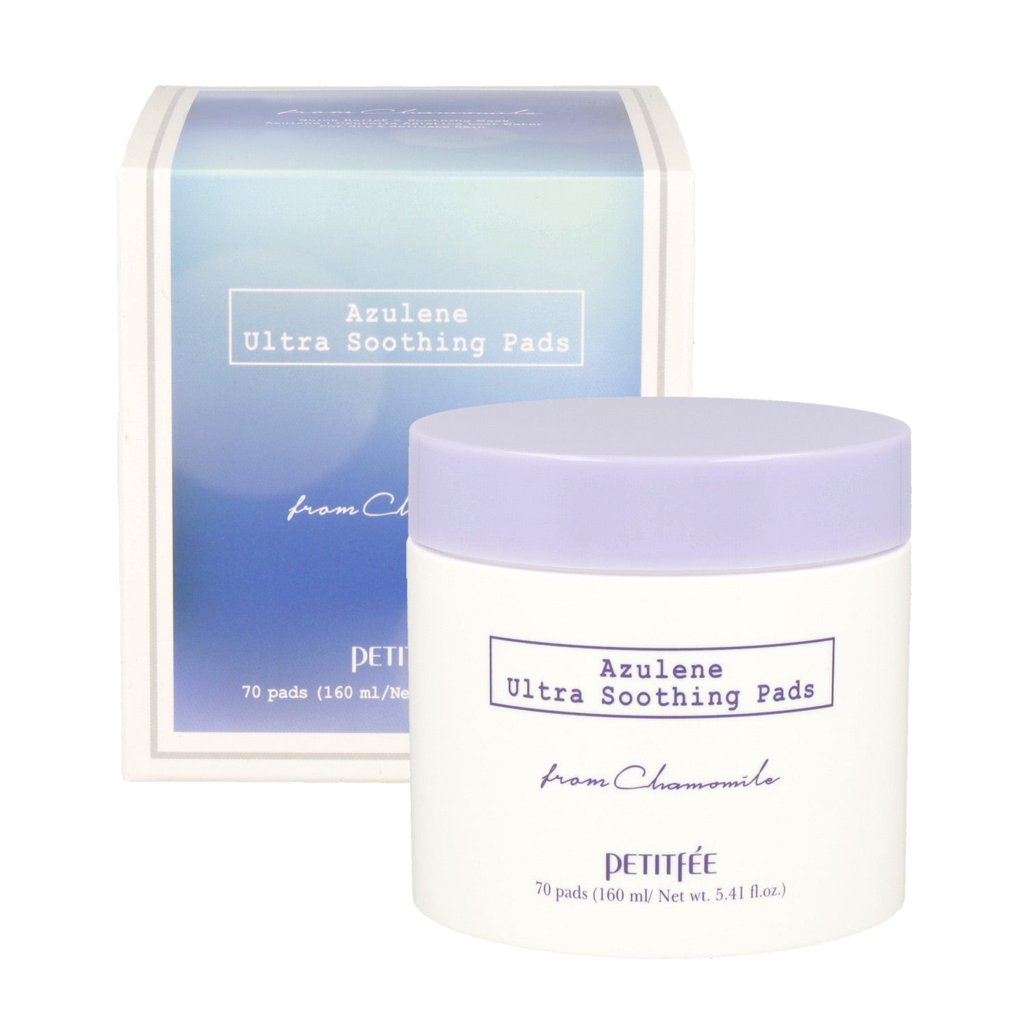 PETITFEE Azulene Ultra Soothing Pads 70ea - DODOSKIN
