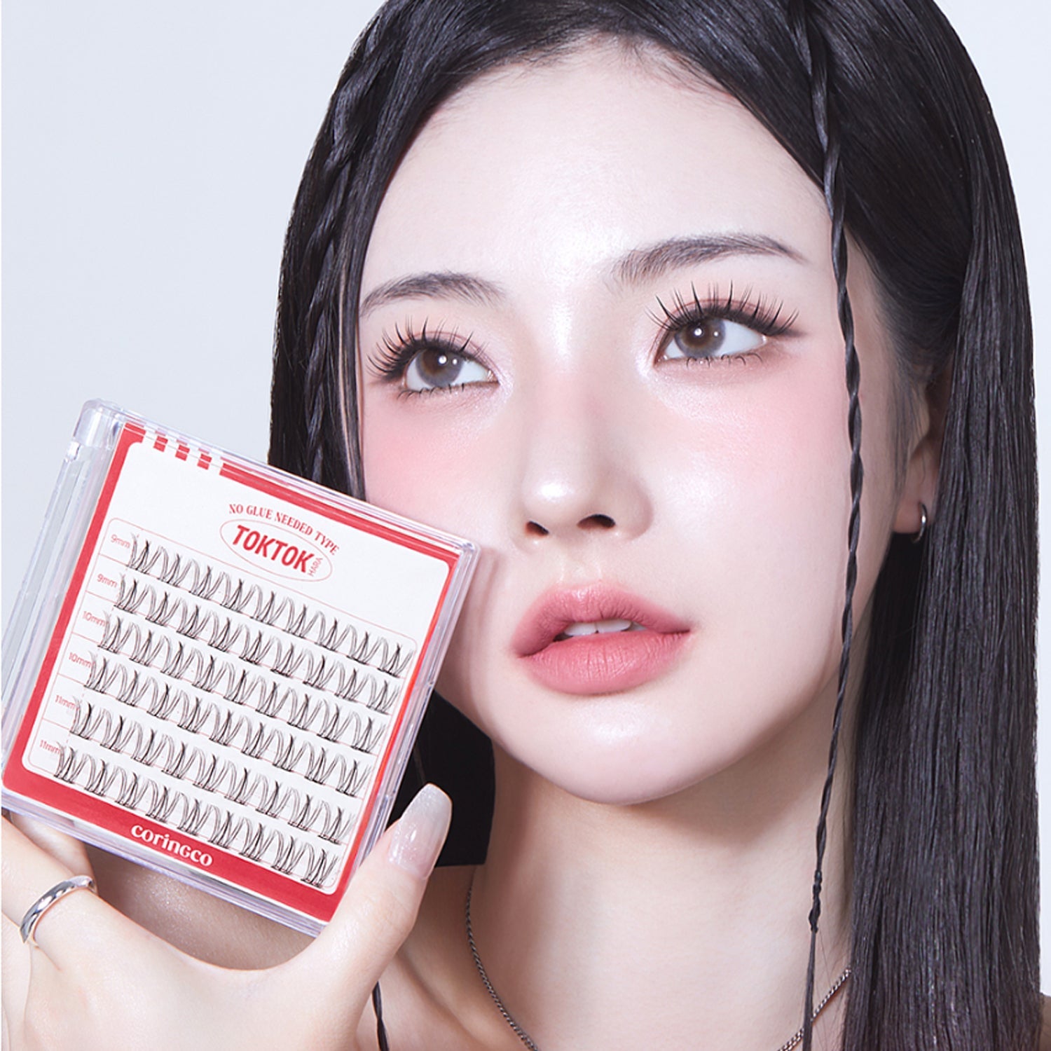 Coringco Tap it. No glue eyelash (Choose 1 of 3 types)