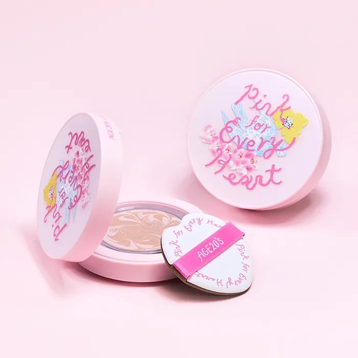 AGE20's Pink for Every Heart Edition The Origin Essence Pact (Main Product + Refill)