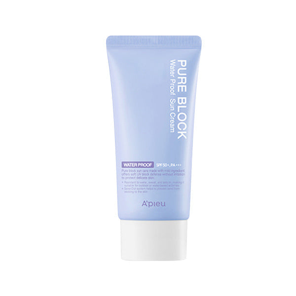 A'pieu Pure Block Natural Waterproof Sun Cream SPF50+ PA+++ 50ml