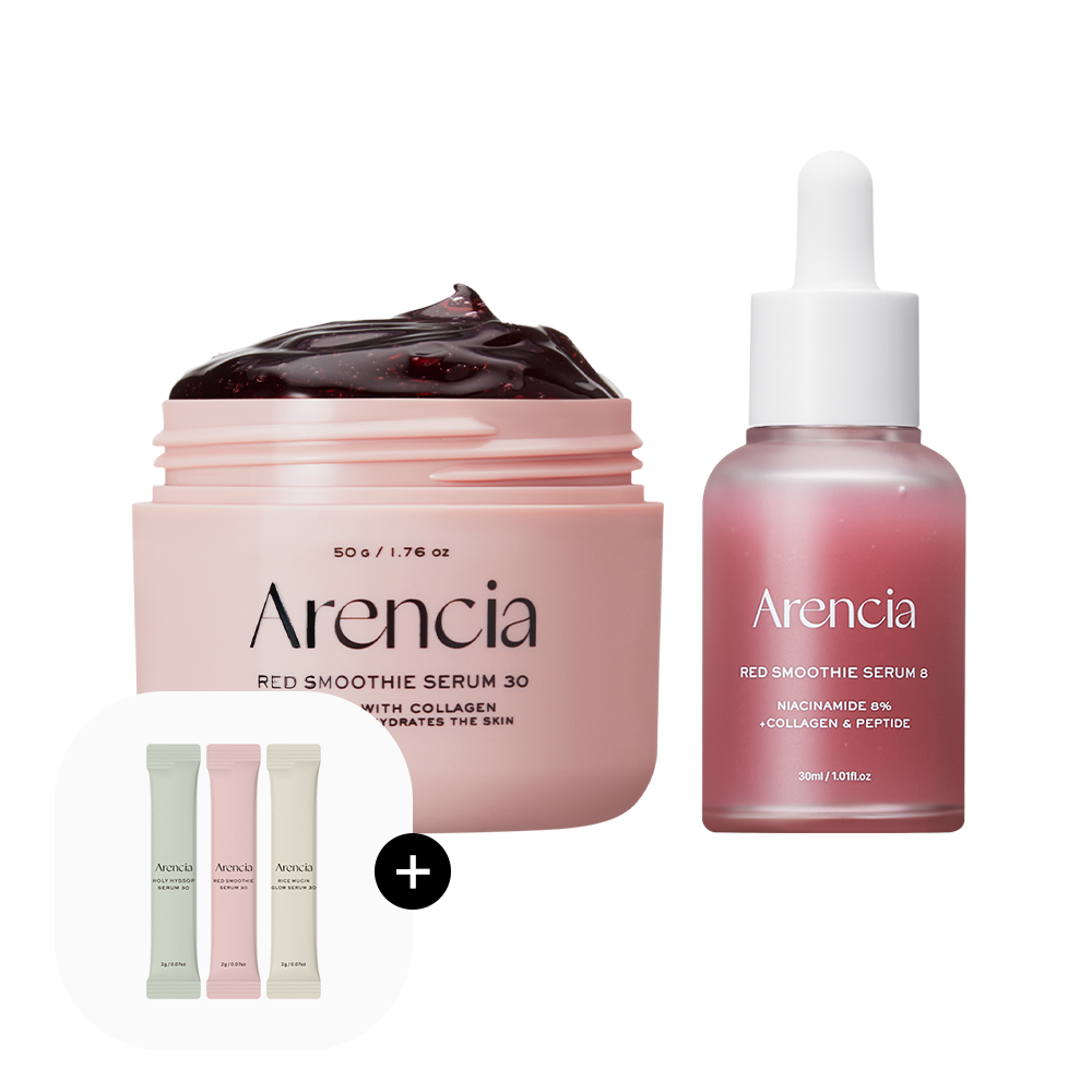 Arencia Red Smoothie Serum(No.8 , No 30) Duo Set