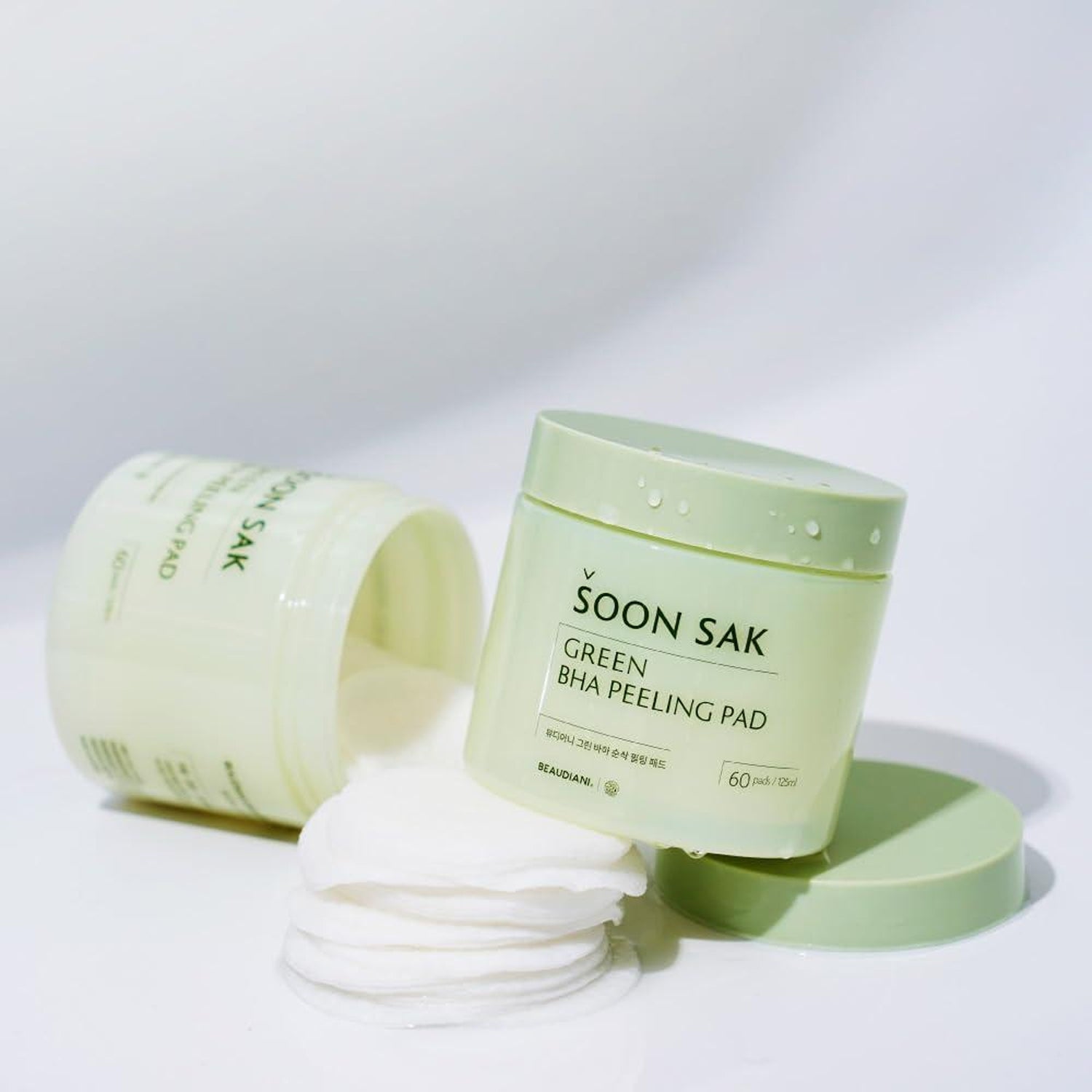 BEAUDIANI Soon Sak Green BHA Peeling Pad 60ea