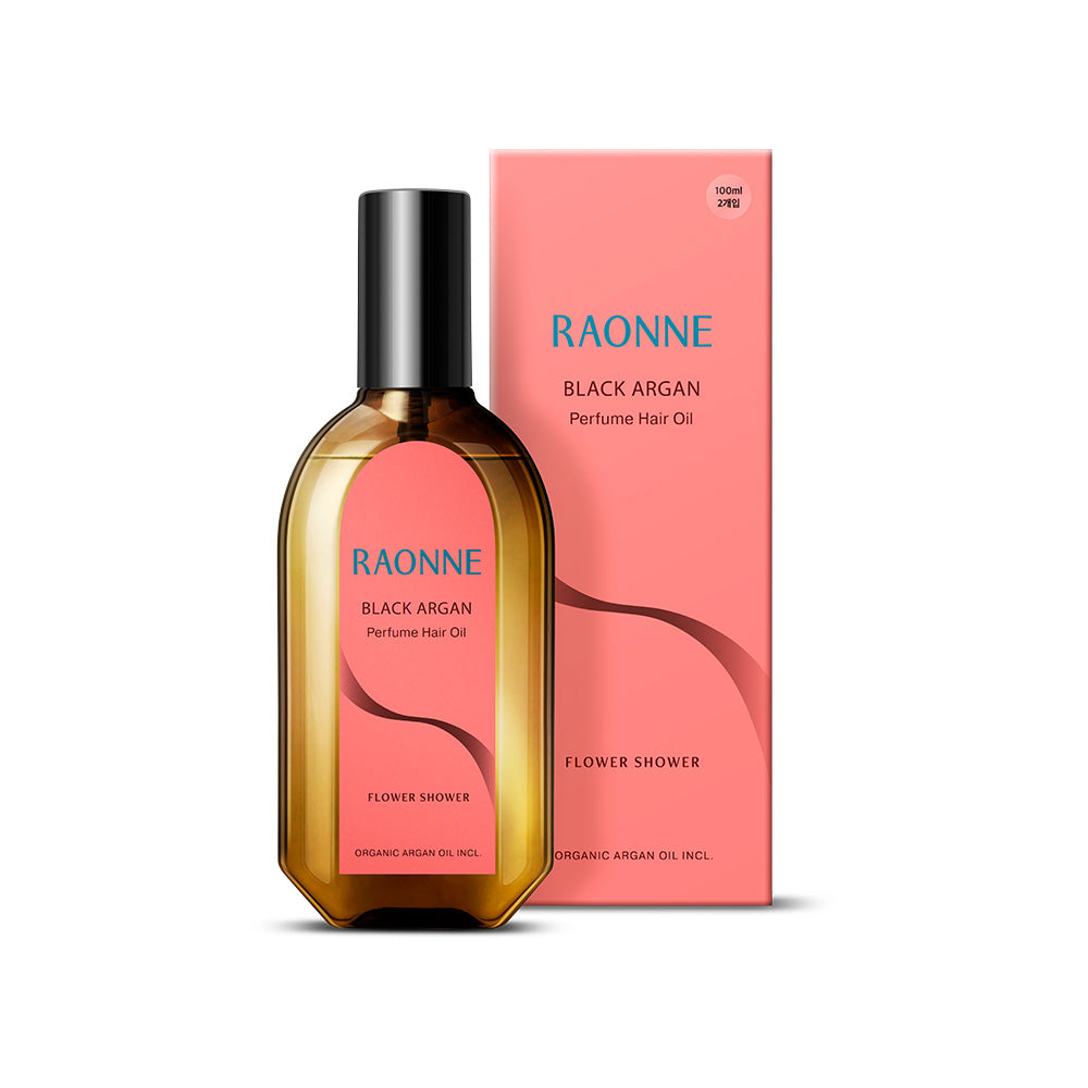 RAONNE Black Argan Perfume Oil Flower Shower 100ml