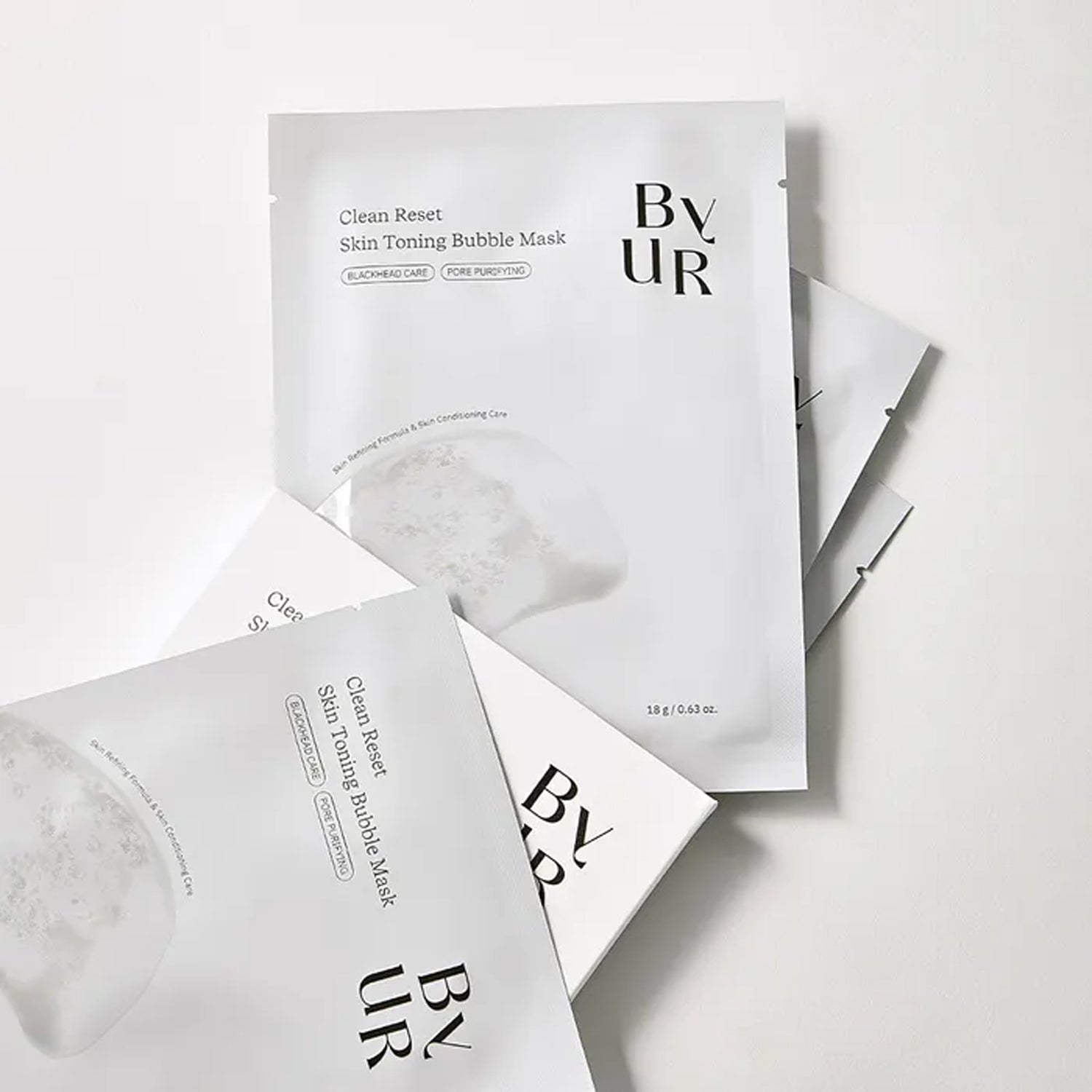 ByUR Clean Reset Skin Toning Bubble Mask (4 sheets)