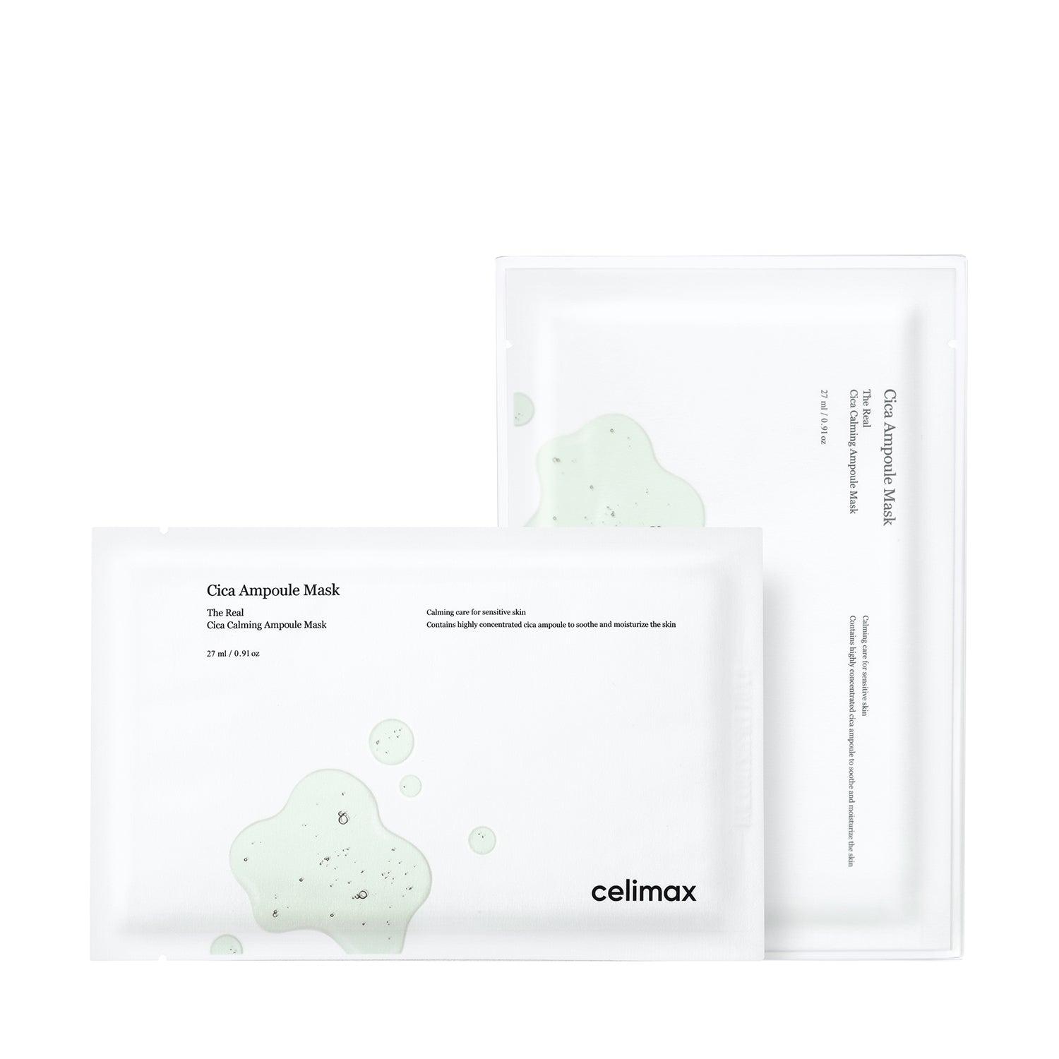 celimax The Real Cica Calming Ampoule Mask 27ml * 5ea - Dodoskin