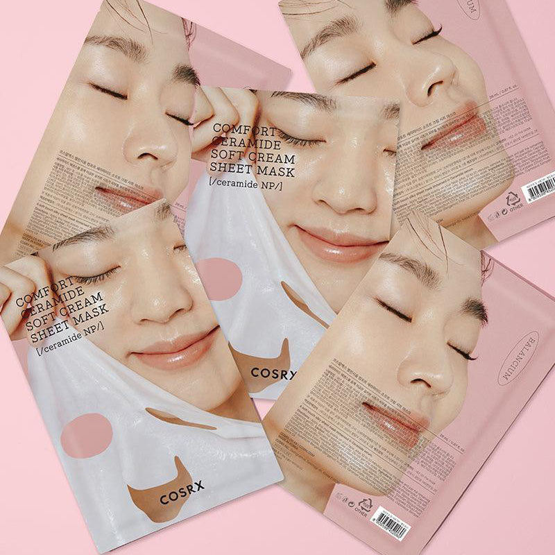 COSRX Balancium Comfort Ceramide Soft Cream Sheet Mask 26ml 10ea