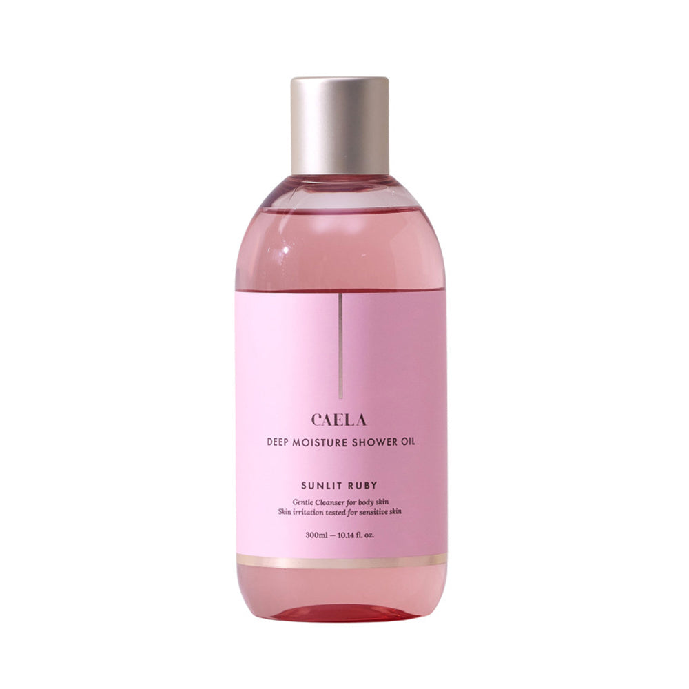 Caela Deep Moisture Shower Oil - Sunlit Ruby 300ml