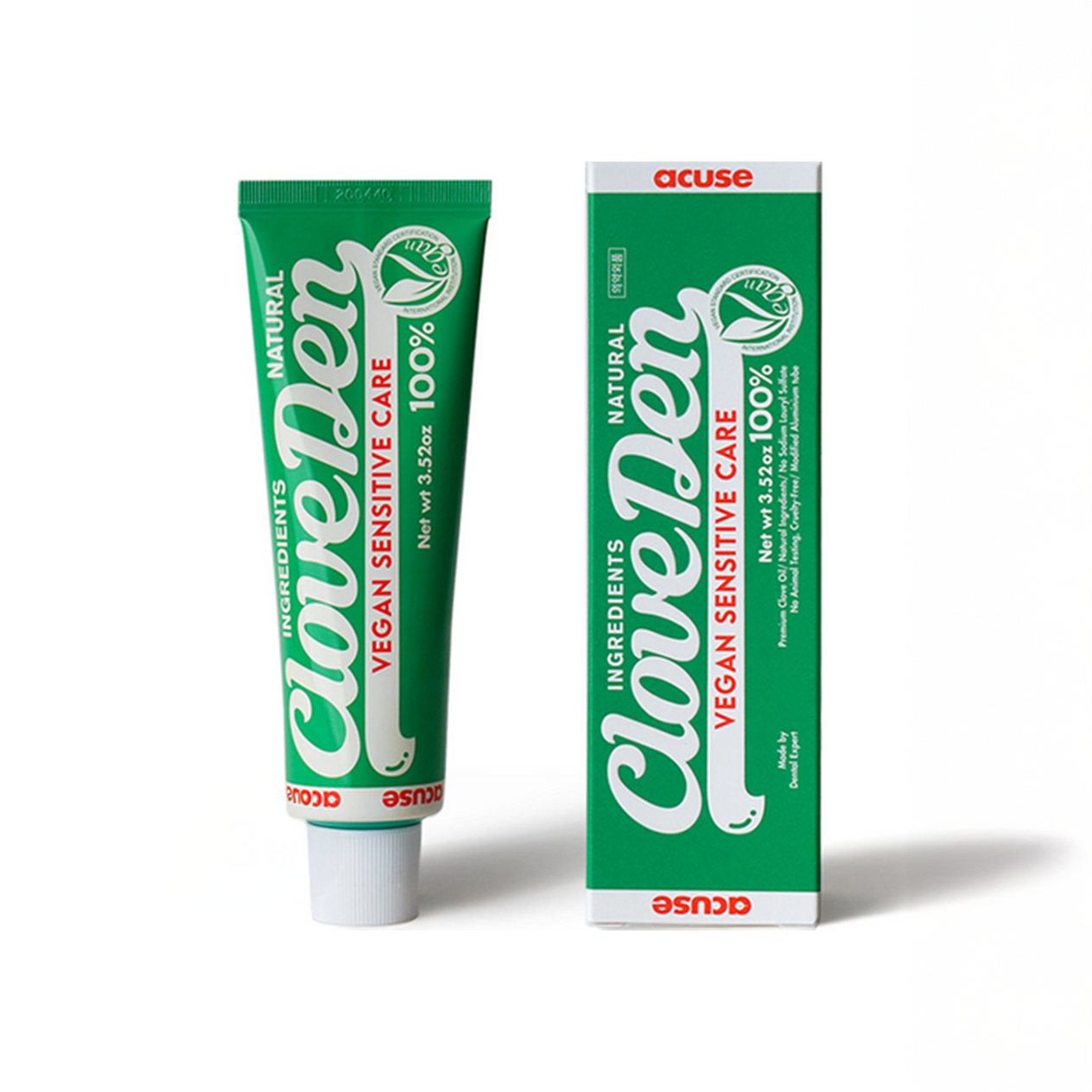 CloveDen Vegan Sensitive Care Toothpaste 100g