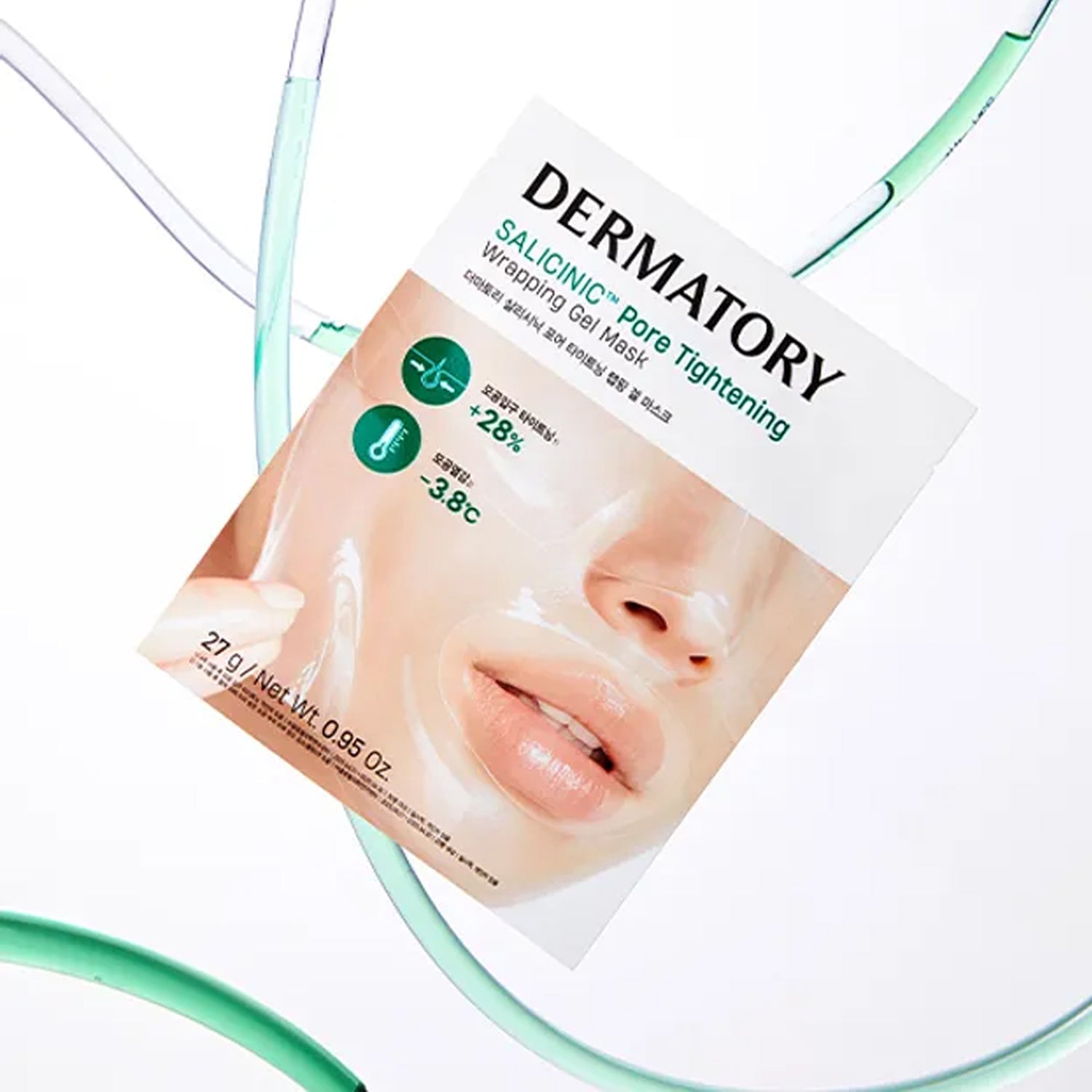 DERMATORY Salicinic Pore Tightening Wrapping Gel Mask 27g * 1 sheet