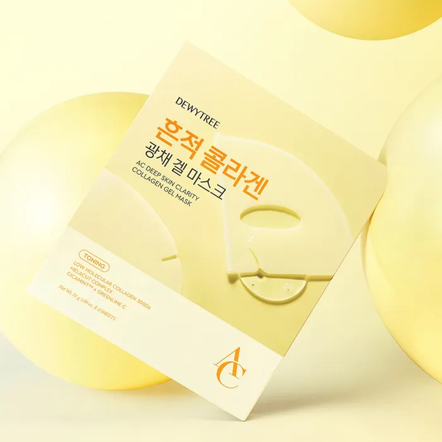 Dewytree AC Deep Skin Clarity Collagen Gel Mask 4ea