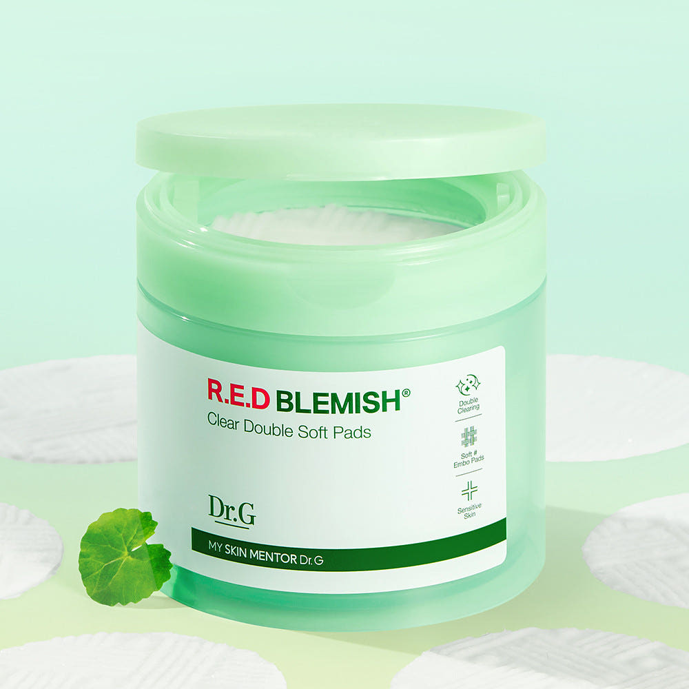 Dr.G Red Blemish Clear Double Soft Pad 180ml 60ea