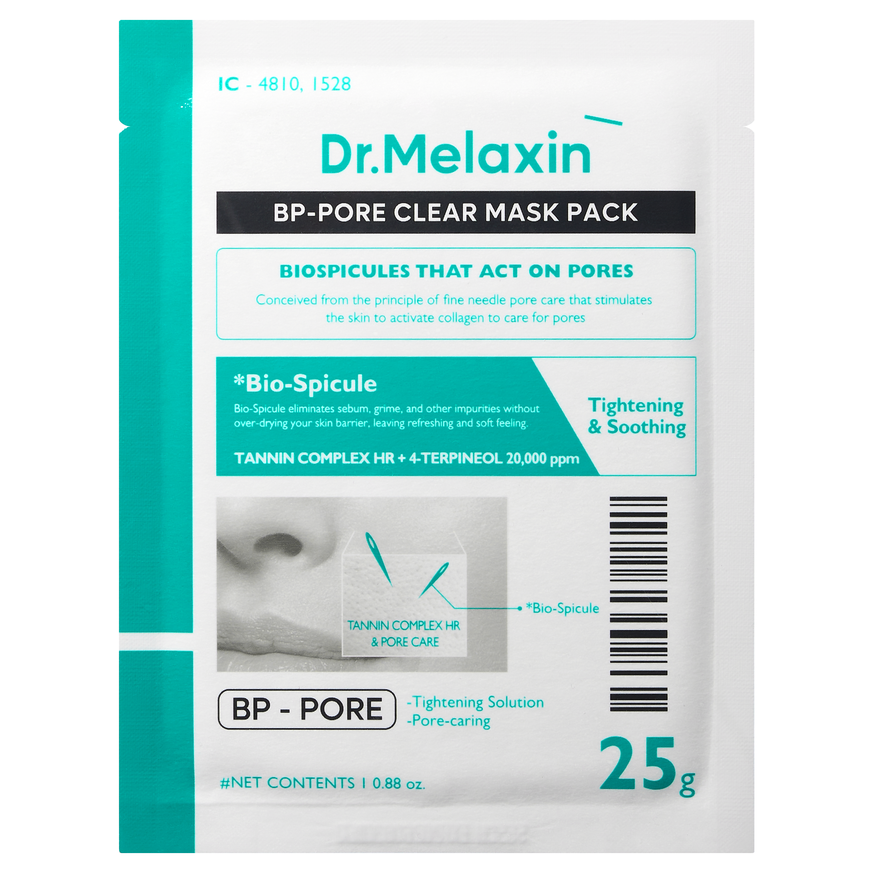 Dr.Melaxin BP Pore Clear Facial 5 Masks Pack