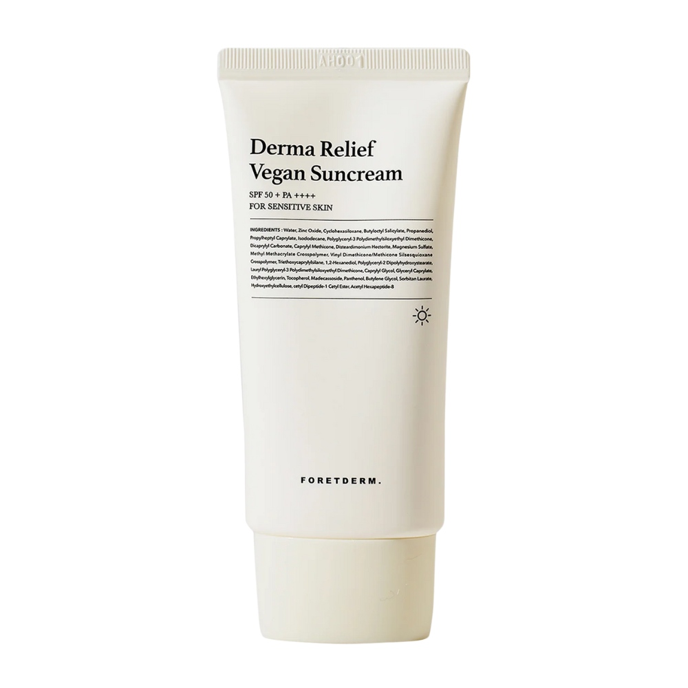 FORETDERM. Derma Relief Vegan Fragrance-Free Mineral Sunscreen SPF50+ PA++++ 50ml