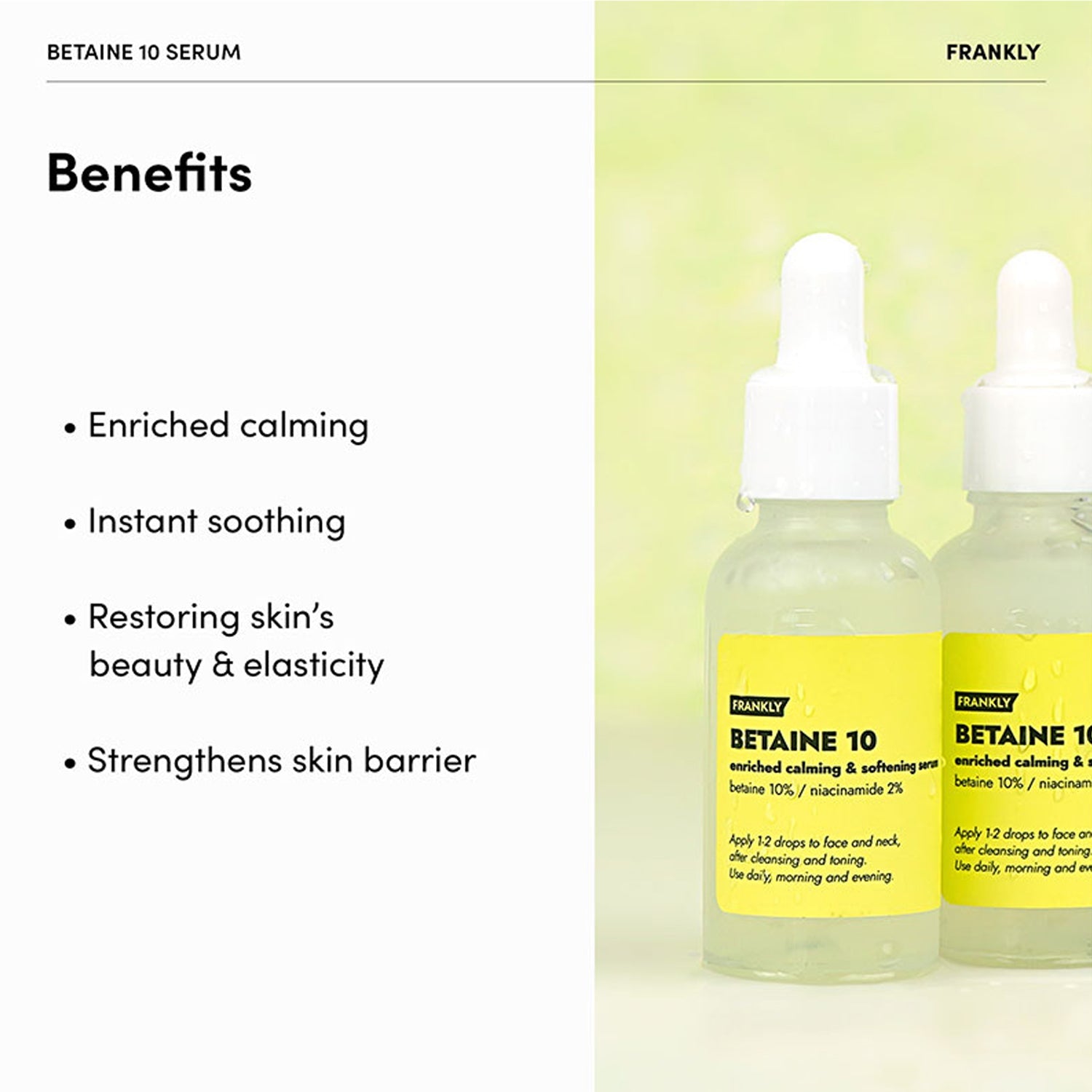 FRANKLY Betaine 10 Serum 30ml