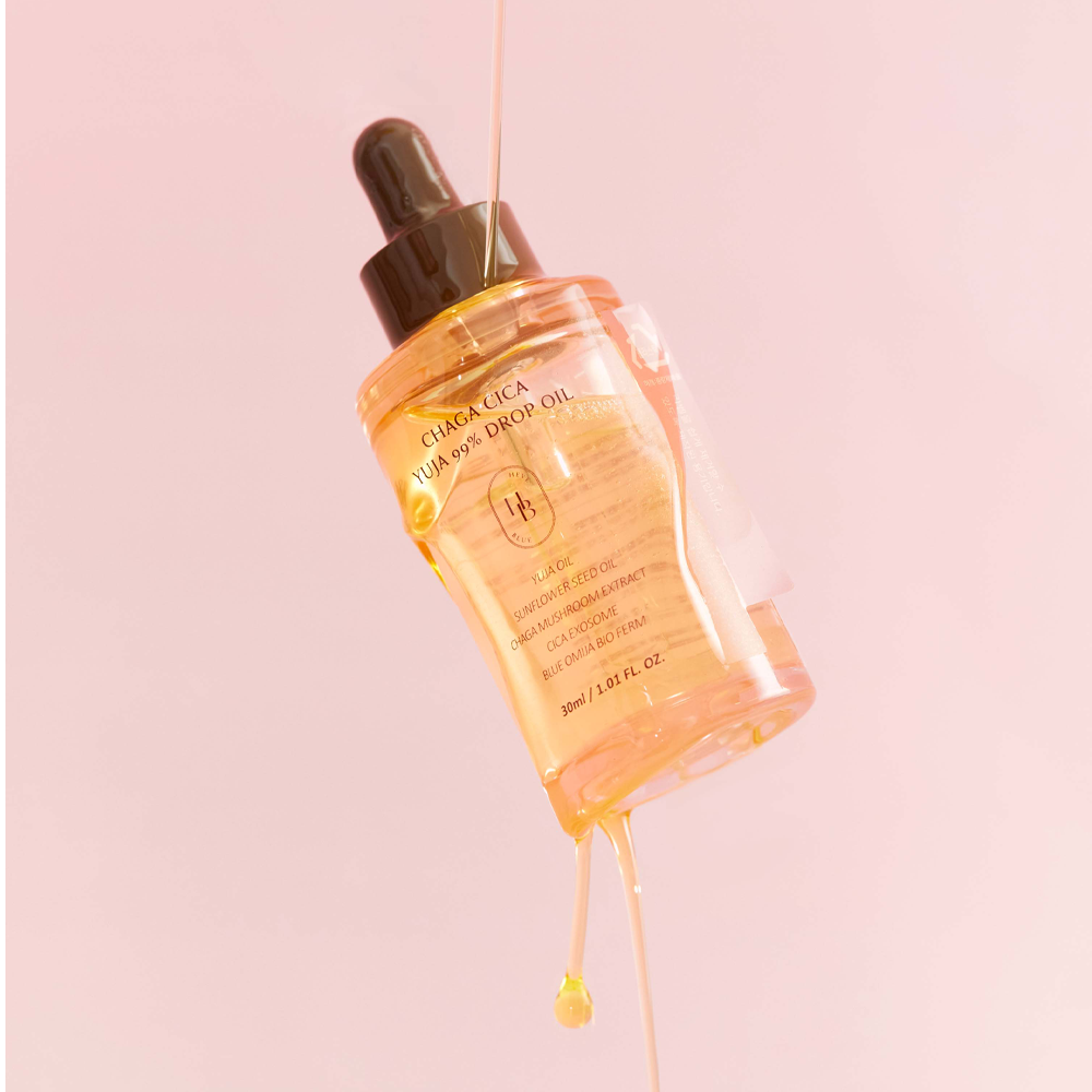 HEVE BLUE Chaga CiCa Yuja 99% Drop Oil 30ml