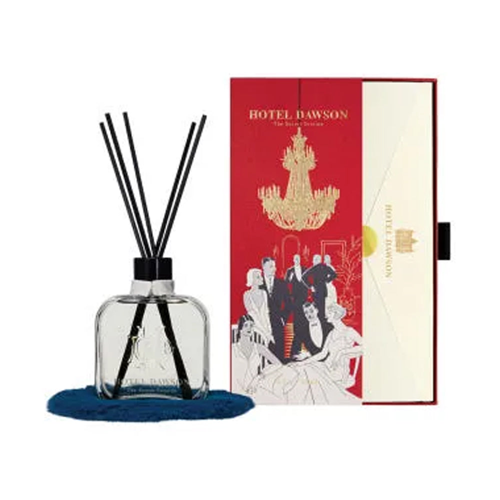 HOTEL DAWSON The Secret Session Room Diffuser (250ml) - Light Floral Scent (Main Diffuser + Fur Coaster + 5 Reed Sticks Set)