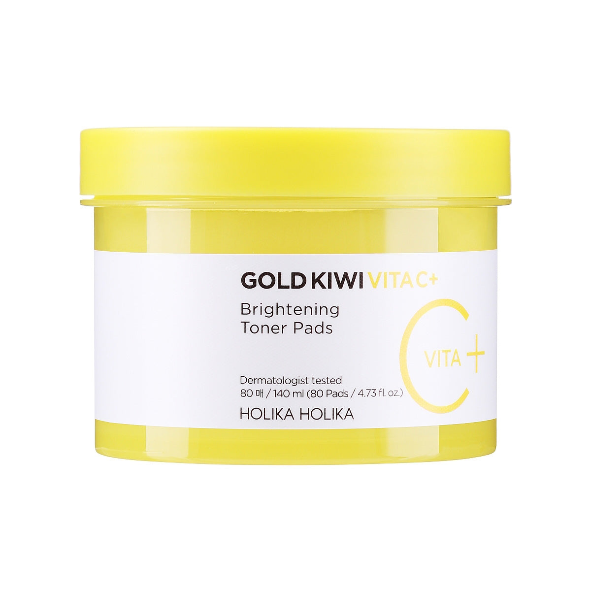 Holika Holika Gold Kiwi Vita C Plus Brightening Toner Pad 140ml 80pads