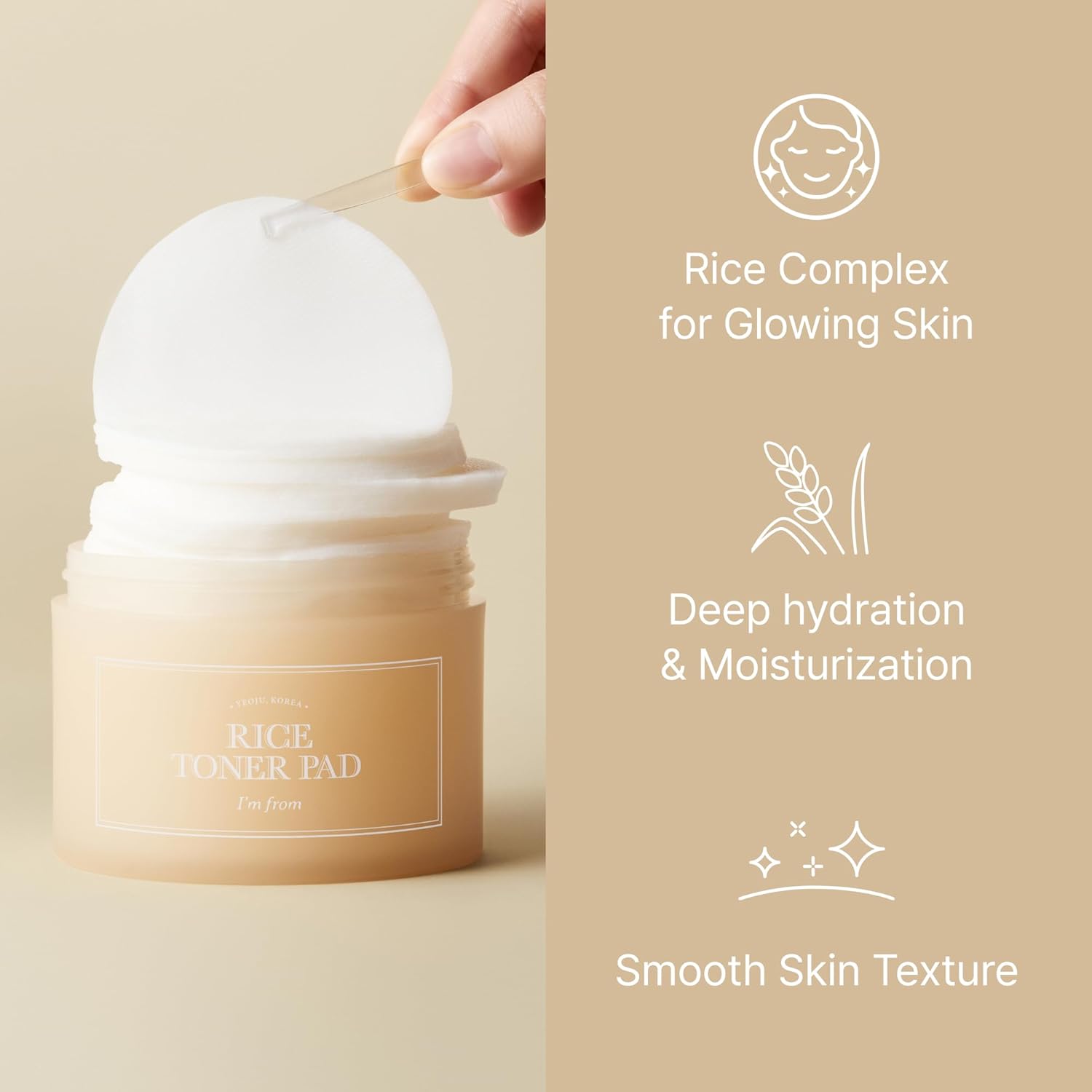 I'm from Rice Toner Pad 140ml (60P)