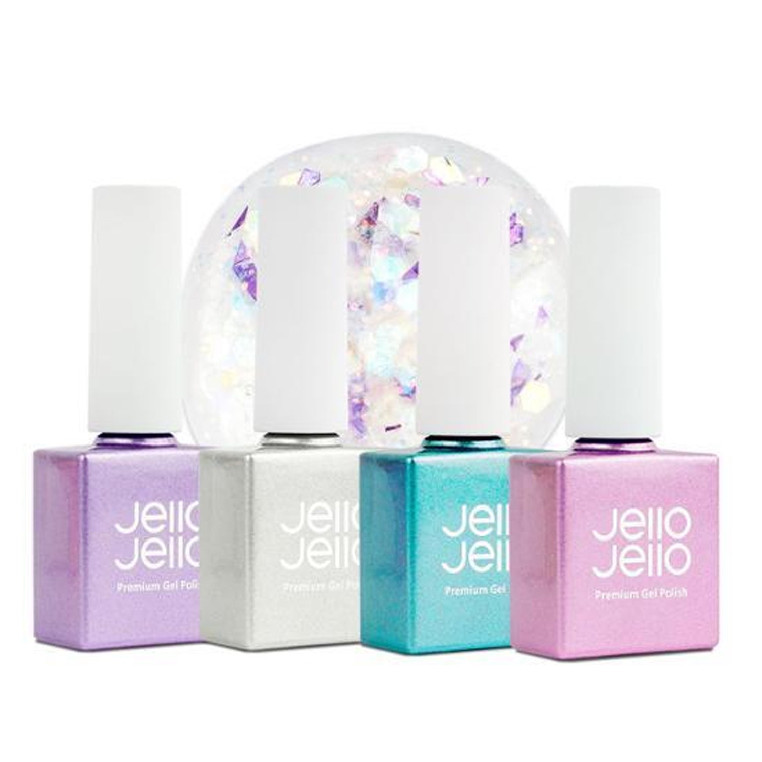 [Deal] JELLO JELLO Premium Glitter Gel Nail Polish 11 Colors