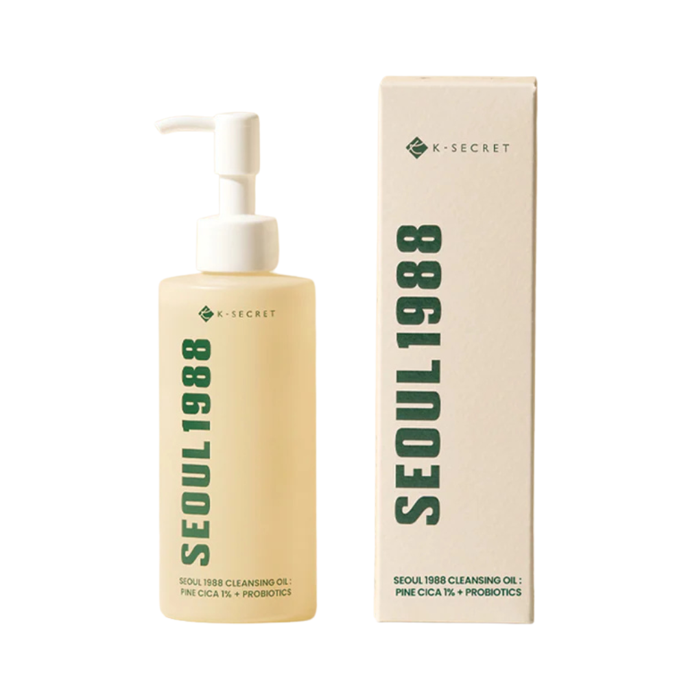 K-SECRET SEOUL 1988 Cleansing Oil : Pine Cica 1% + Probiotics 200ml