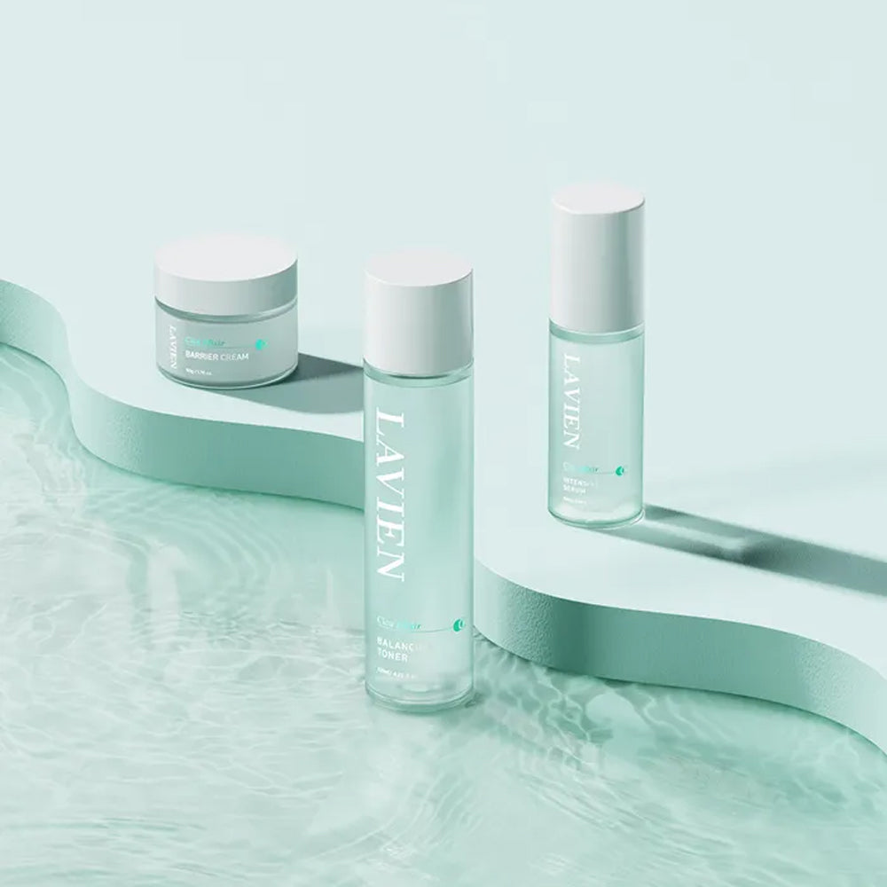 LAVIEN Cica Elixir 3-Piece Set (Toner 125ml + Serum 50ml + Cream 60g)