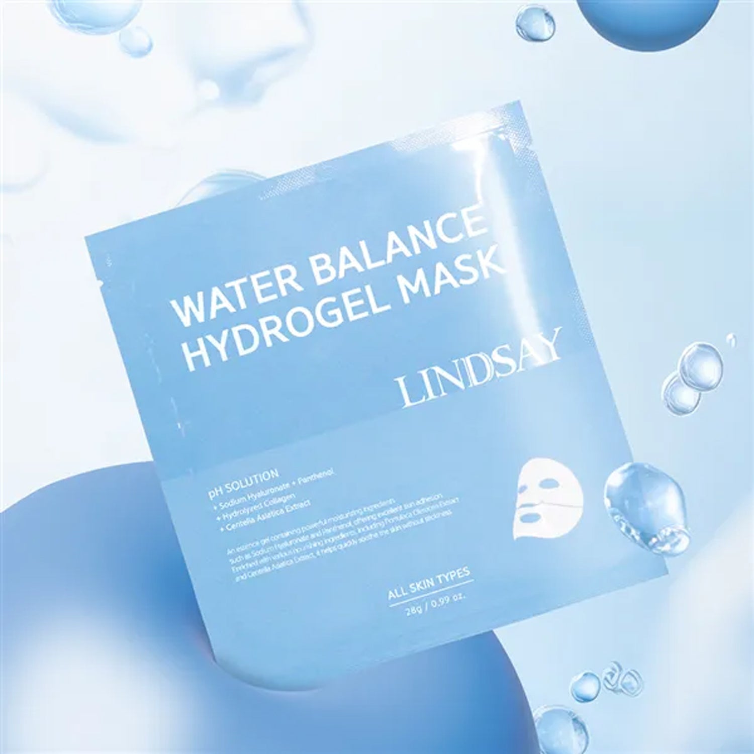 LINDSAY Water Balance Hydrogel Mask 10 Sheets