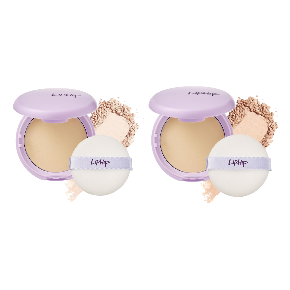 LIPHIP Blur Powder Pact 10g – 2 Colors Available
