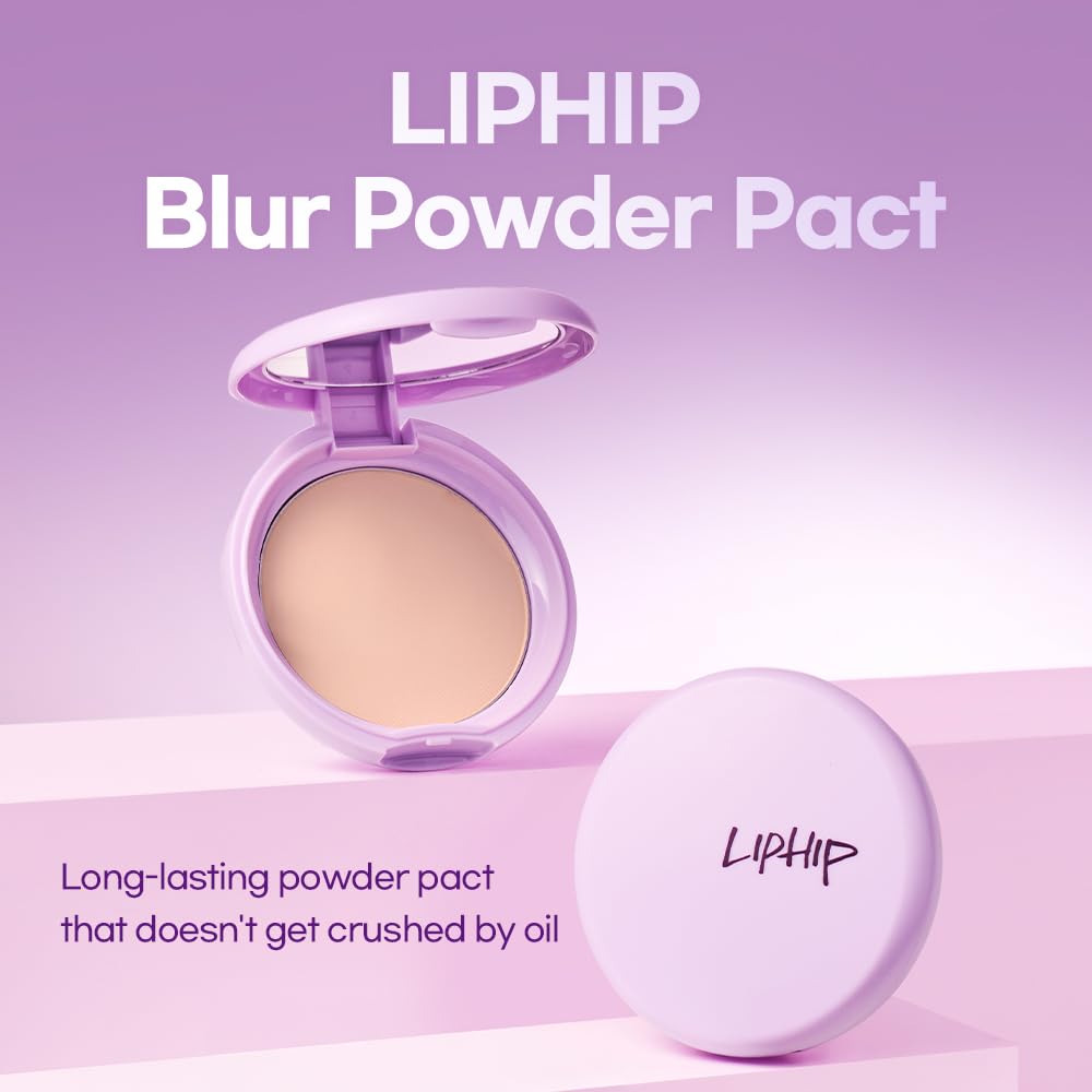 LIPHIP Blur Powder Pact 10g – 2 Colors Available