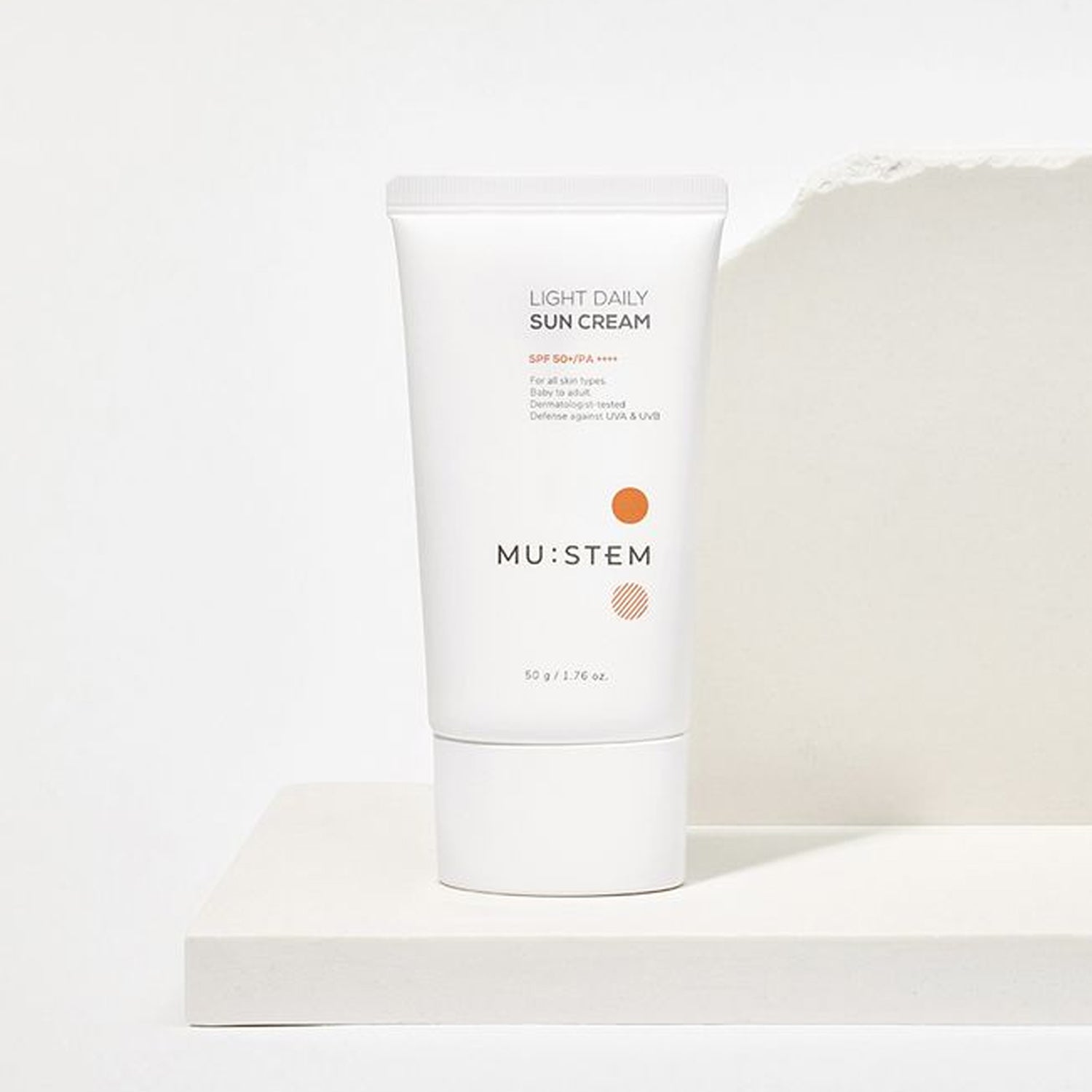 MU:STEM Light Daily Sun Cream SPF50+ PA++++ 50g