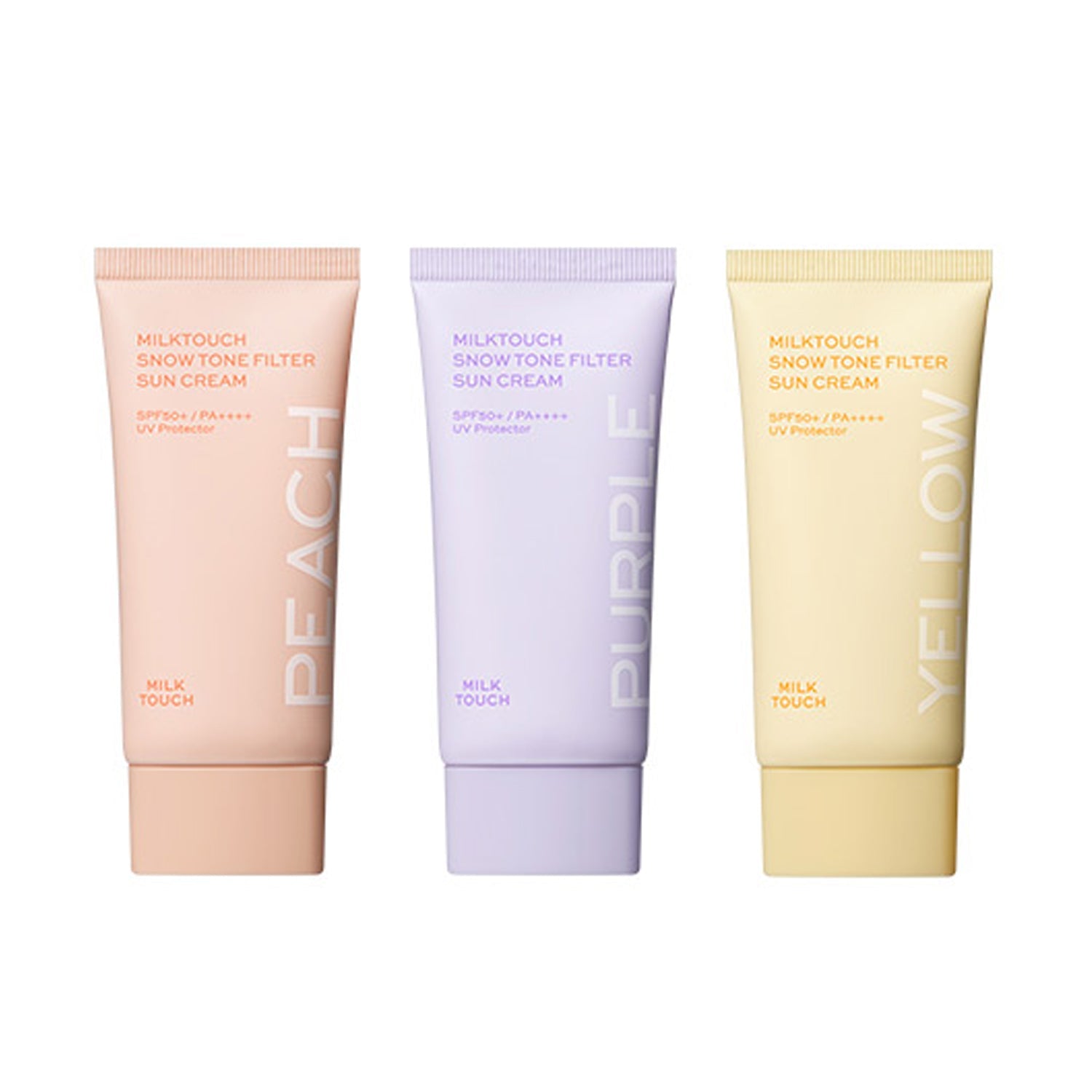 Milk Touch Snow Tone Filter Sun Cream 50ml 3 Types