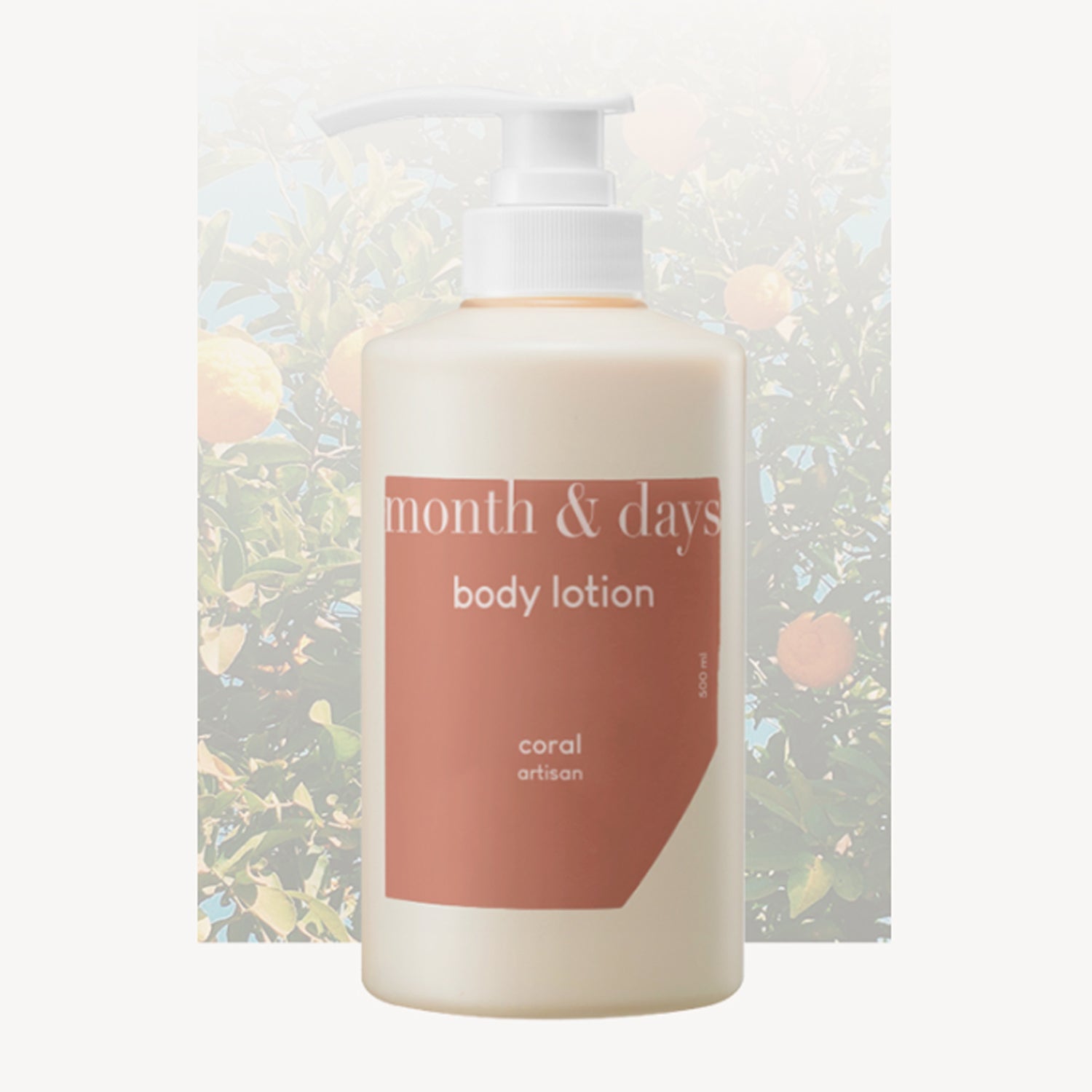 Month & Days Perfume Body Lotion Coral Artisan 500ml