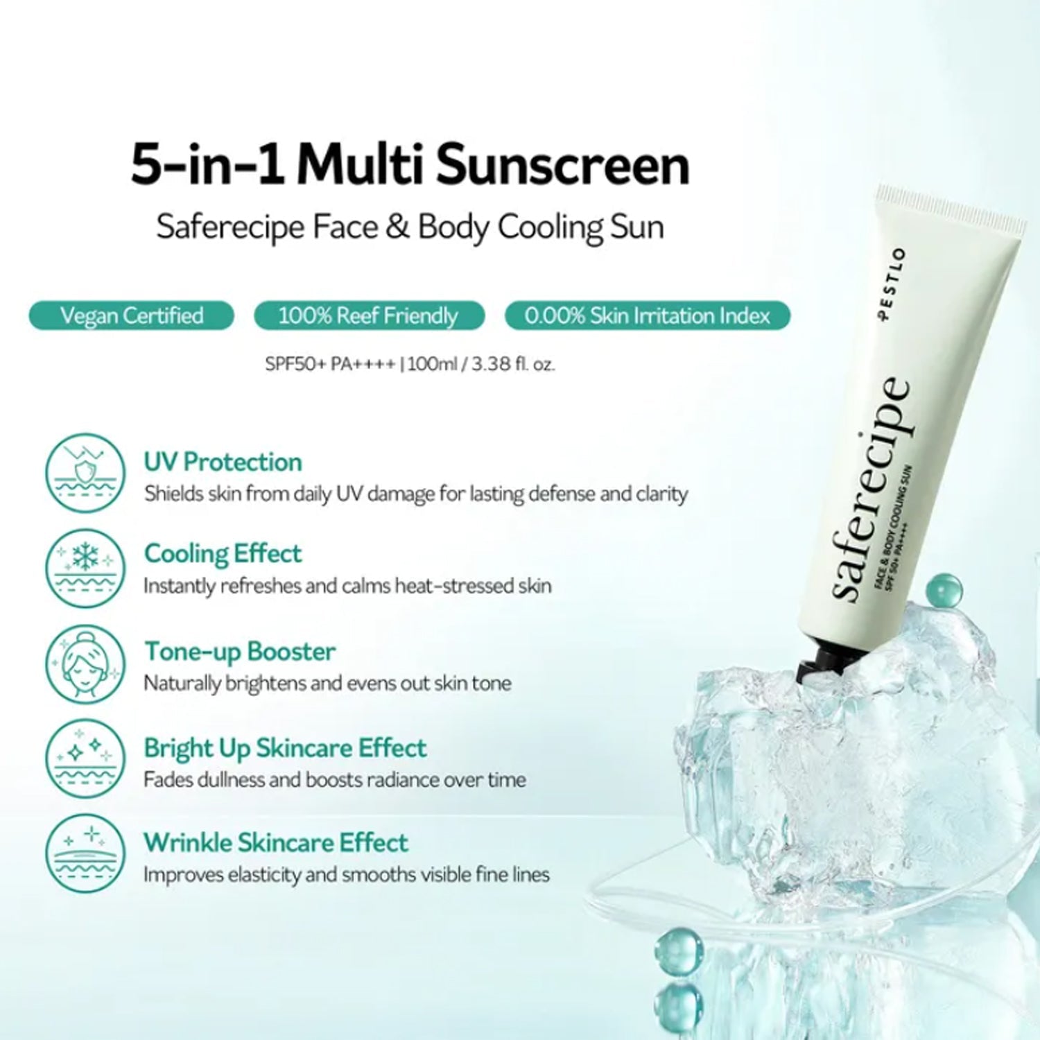 PESTLO Saferecipe Face & Body Cooling Sun 30ml