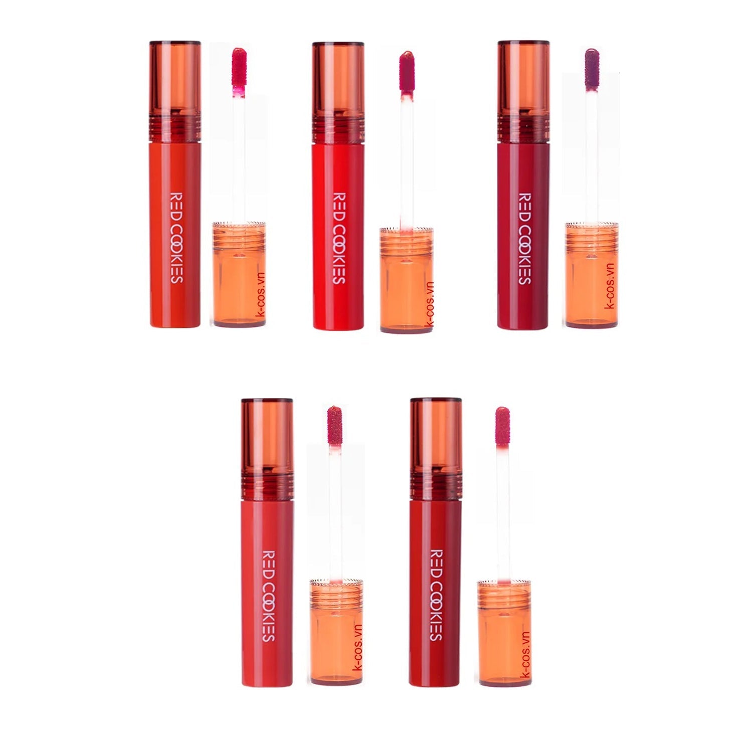 RED COOKIES Glow Water Wrap Tint 4.5g 5 colors
