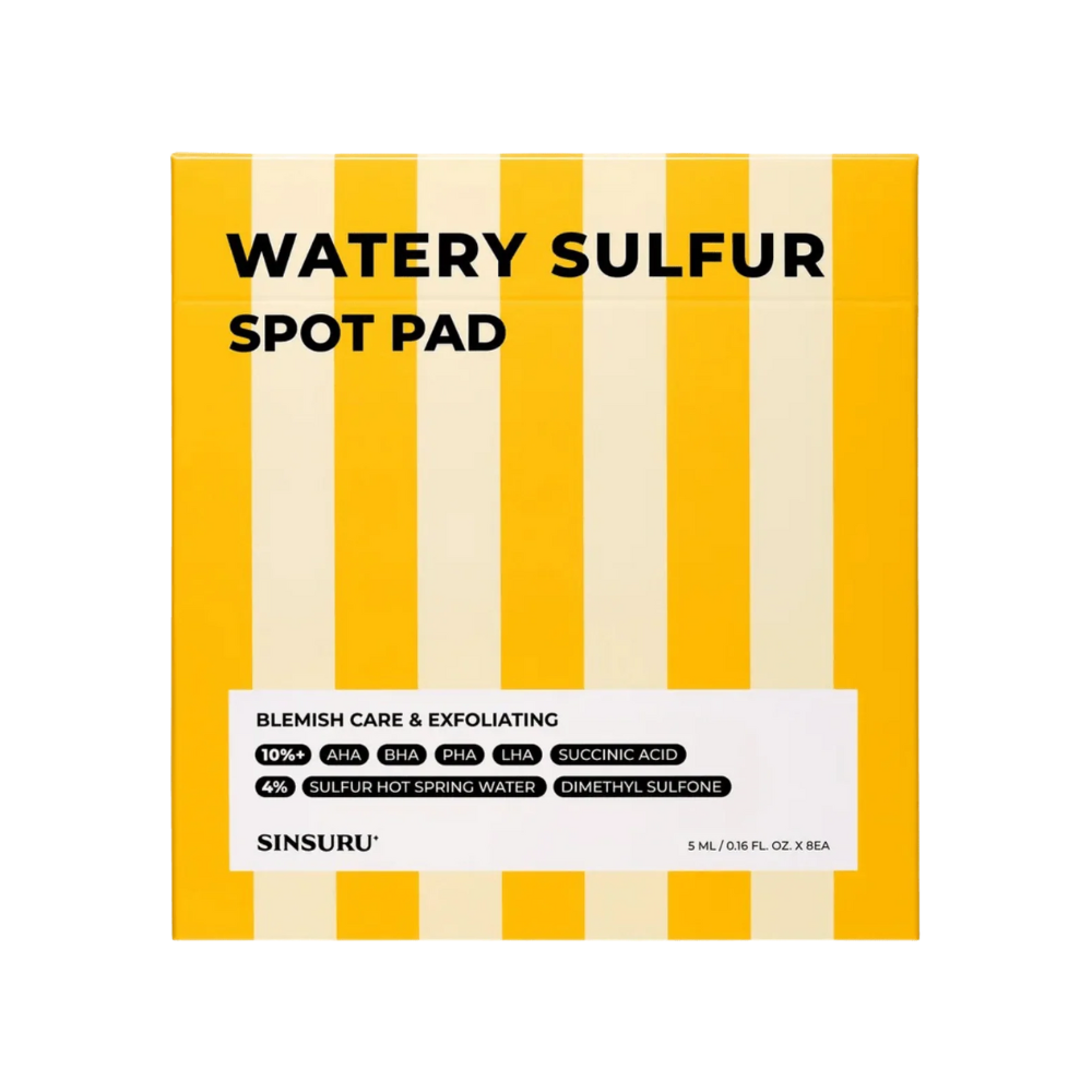 SINSURU Watery Sulfur Spot Pad 4-Week Plan (8 Pads)