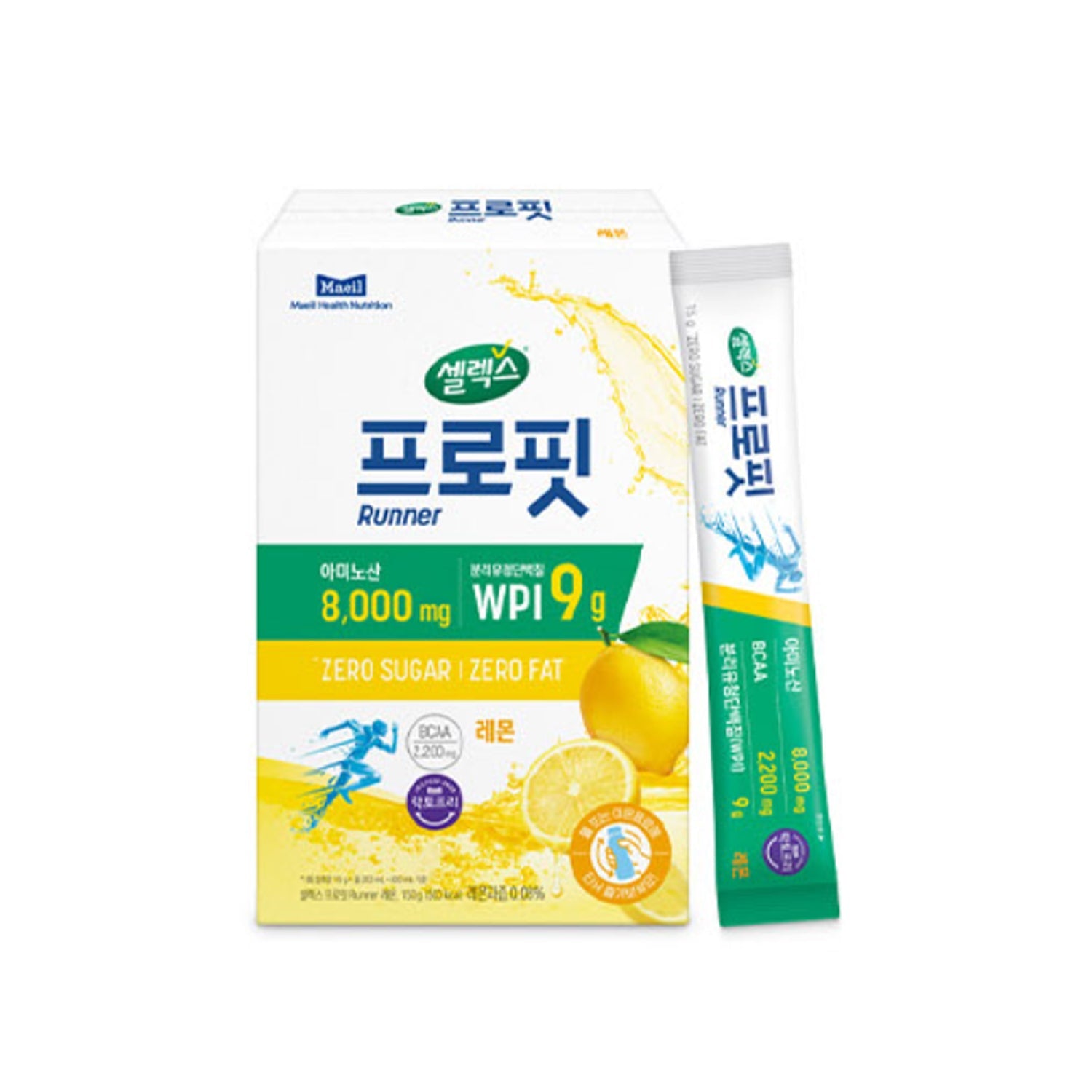Selex Profit Runner Lemon Amino Acid Stick 1 Box (10 Servings)
