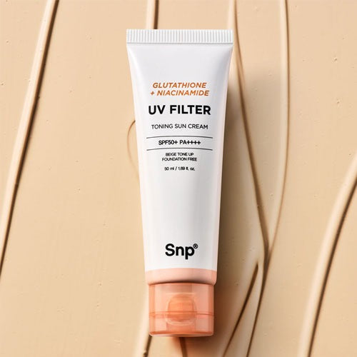 Snp Glutathione Niacinamide UV Filter Toning Sun Cream 50ml